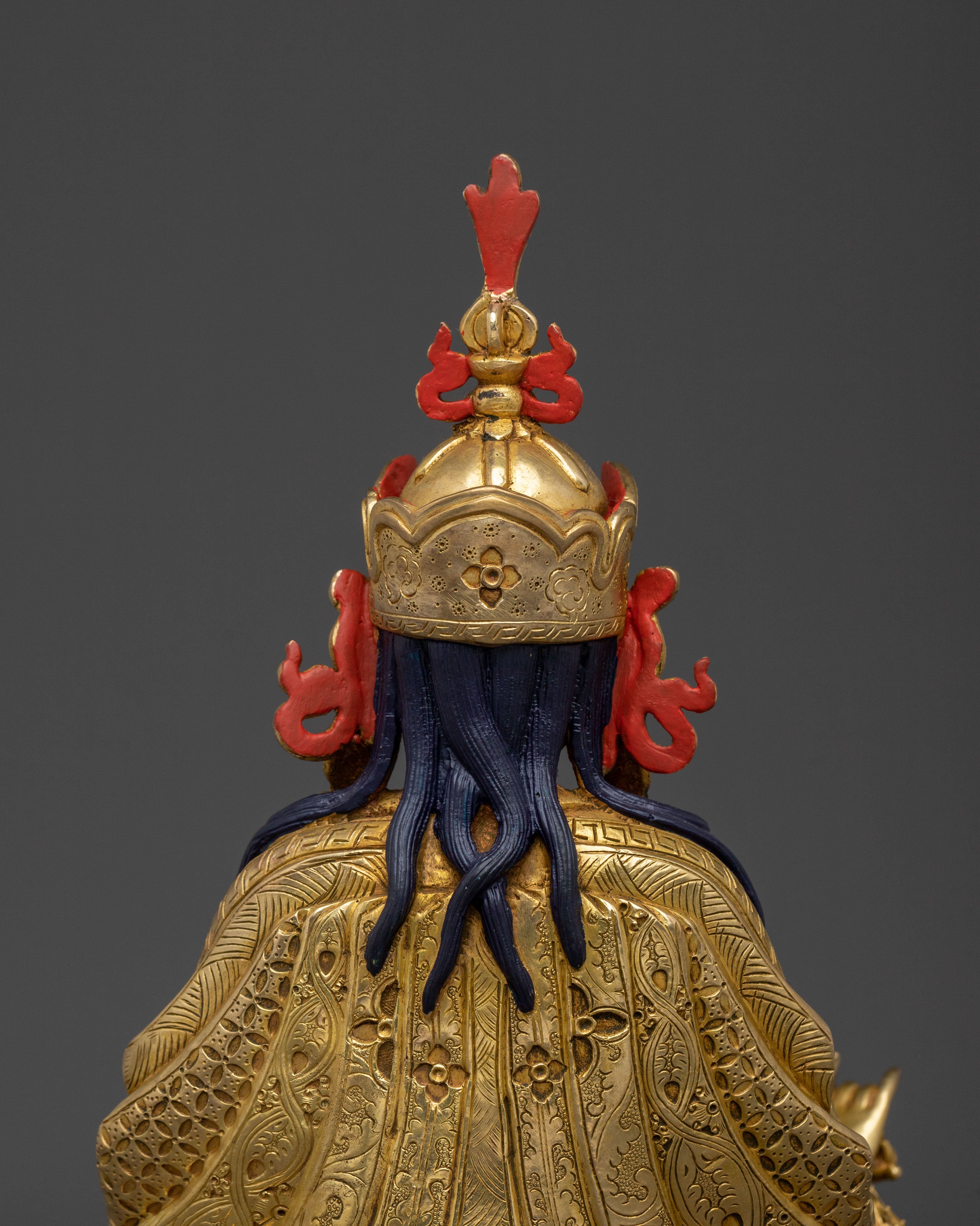 Handmade Guru Rinpoche Statue | Lotus Born Master