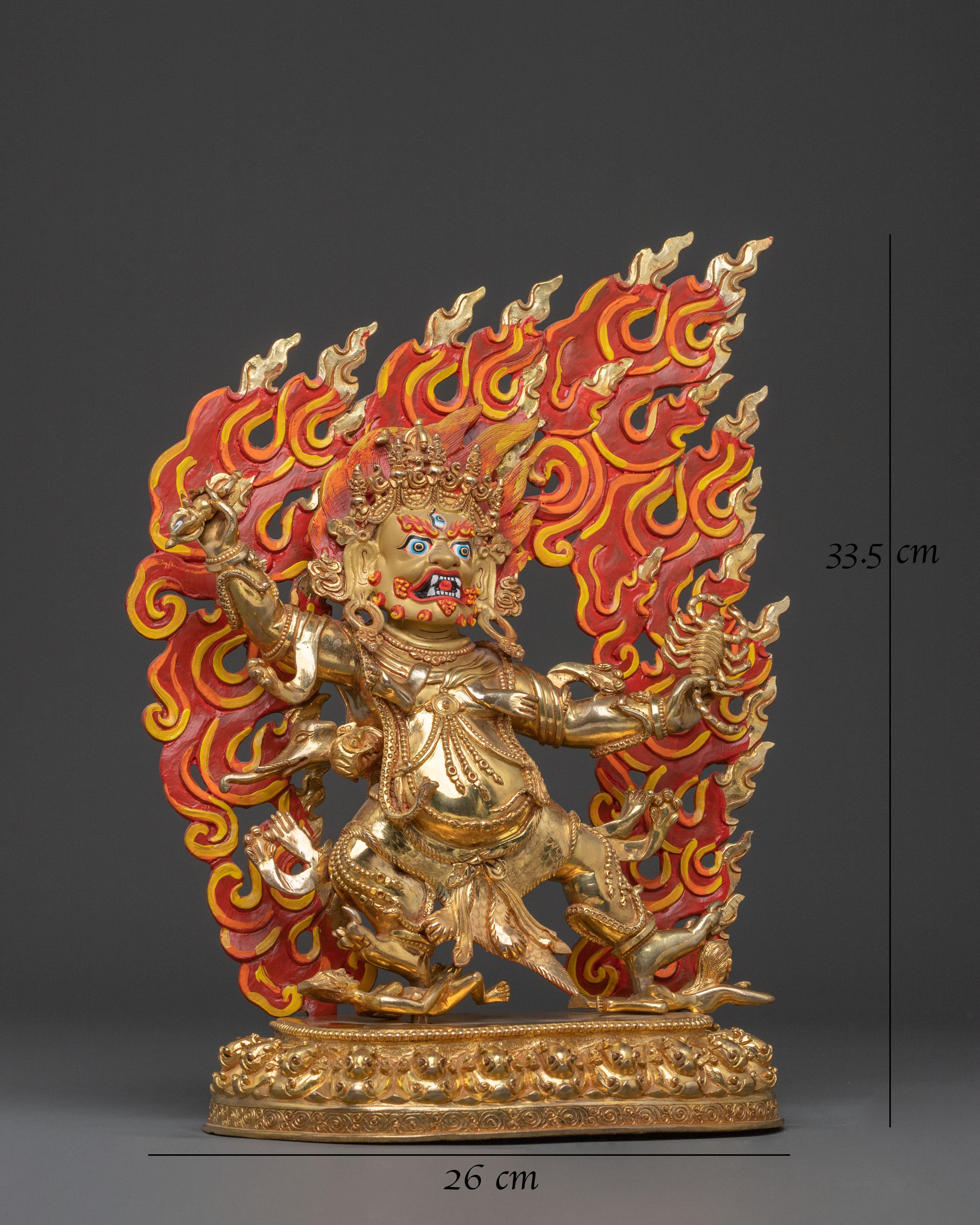 Guru Dragpo Statue | Fiery Protector