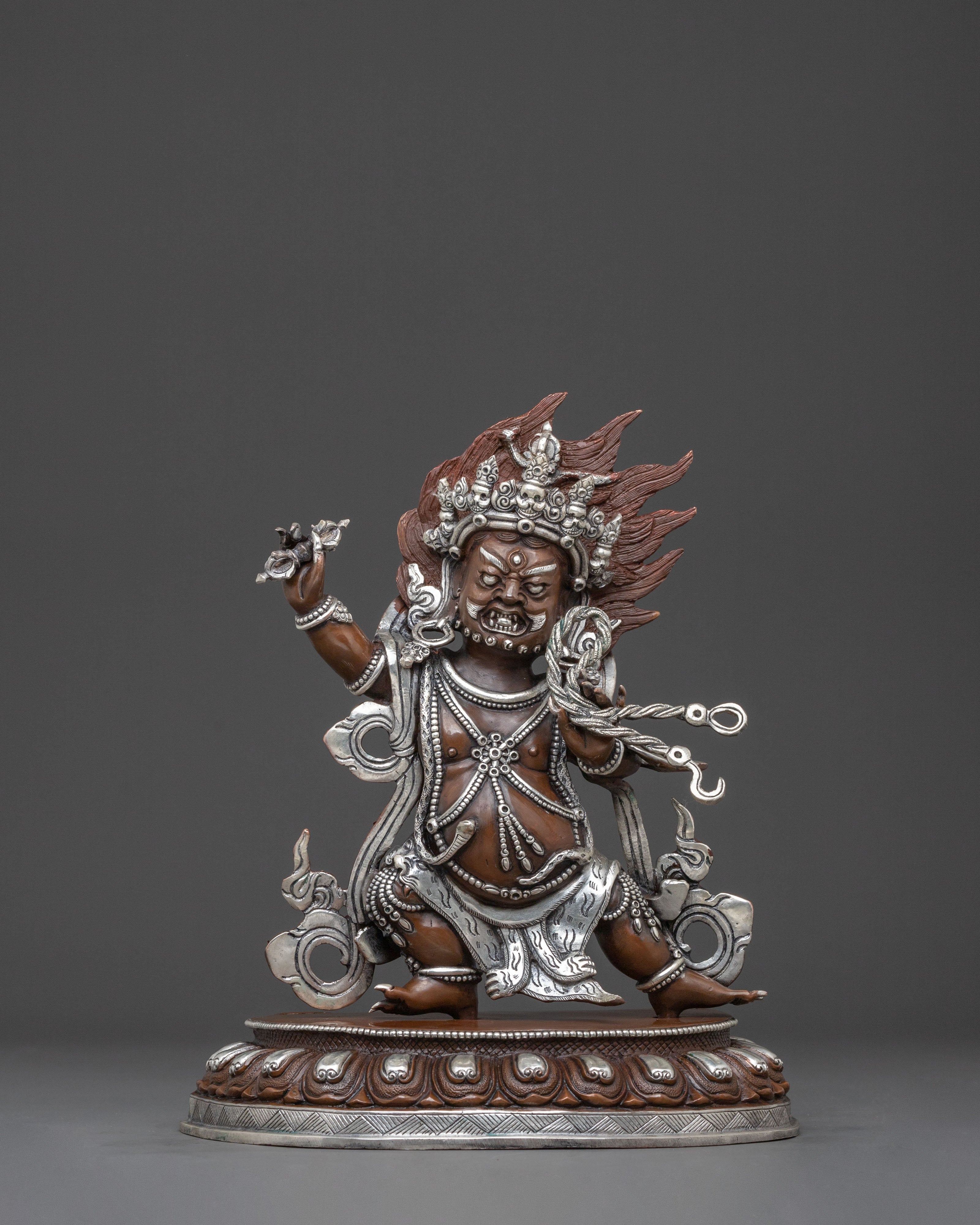 Vajrapani Altar Decor Statue | Fierce Protector Deity of Dharma