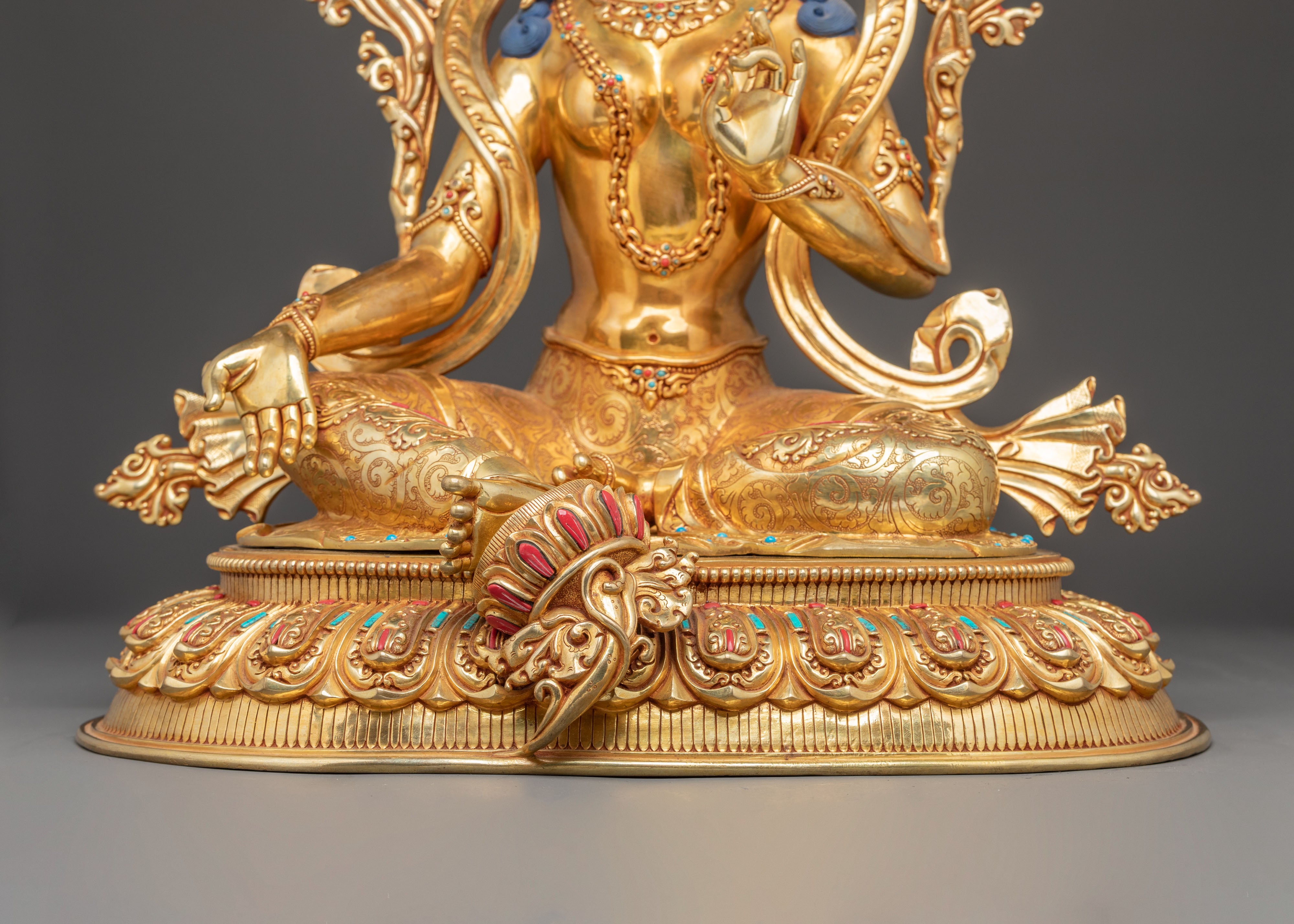 Shyama Tara Statue: Mother of All Buddhas | Traditional Icon of Compassion