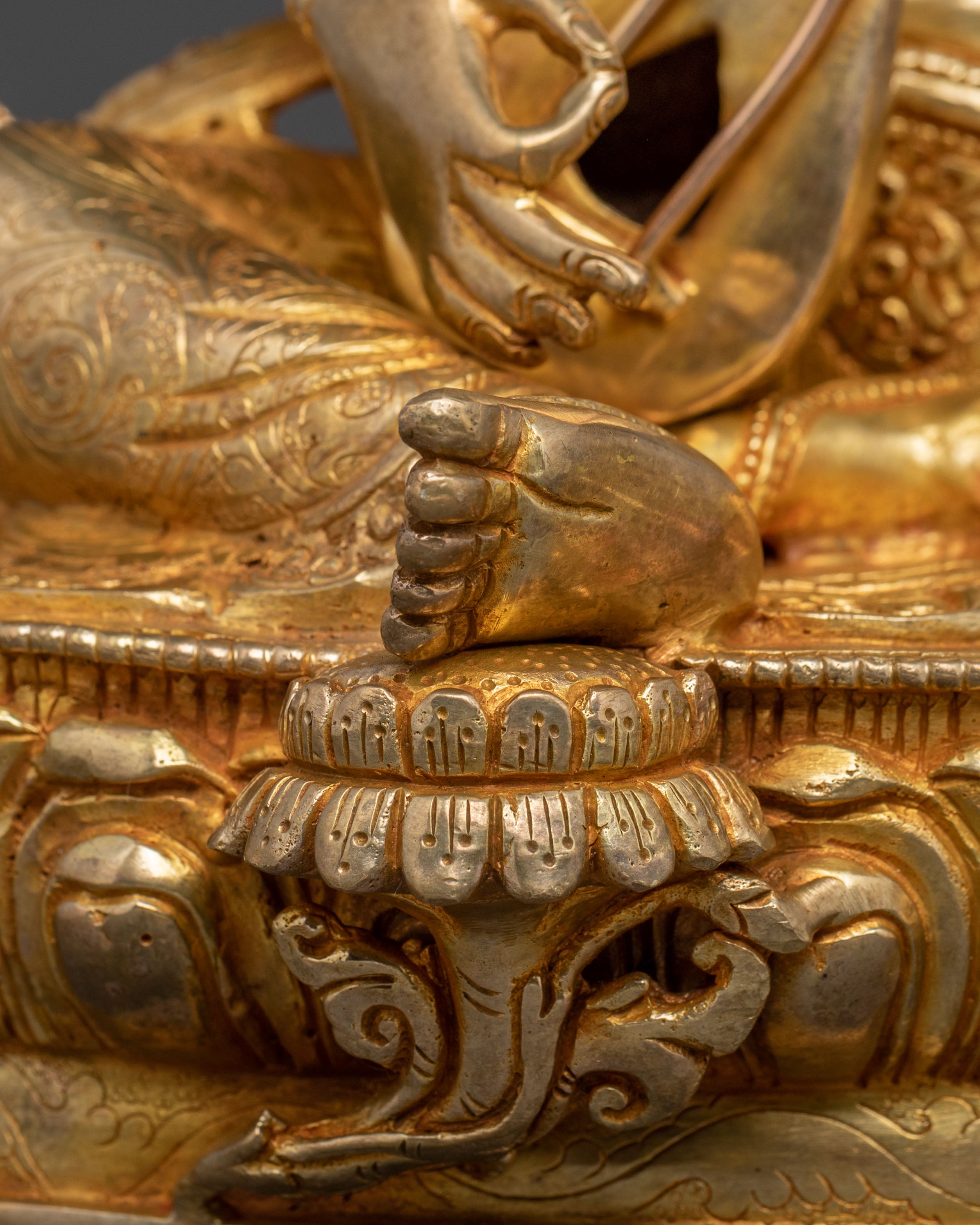 Goddess Saraswati Spiritual Statue - Handcrafted Serenity