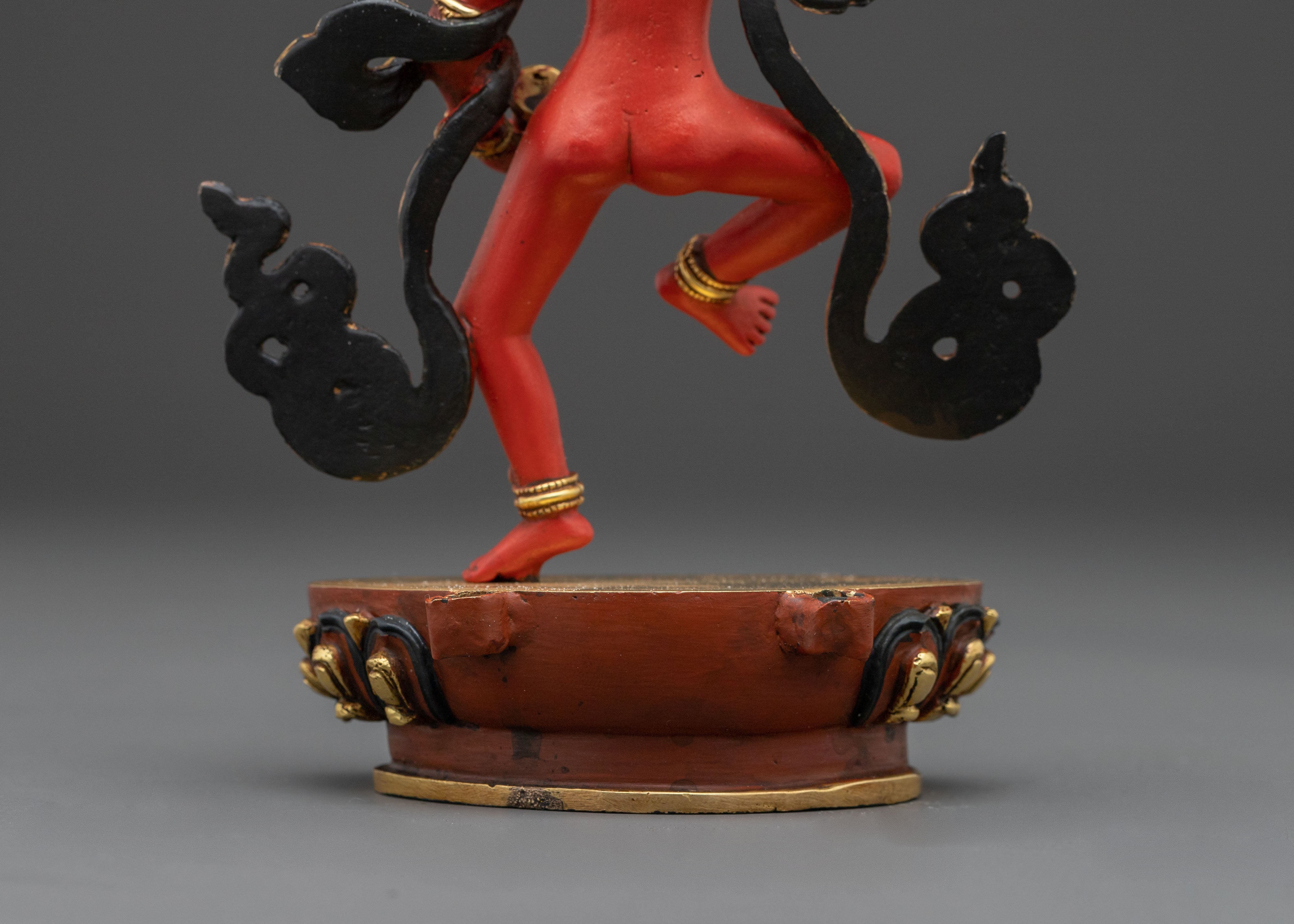 Spiritual Statue of Machig Labdron – Hand-Painted Silver Plating Statue