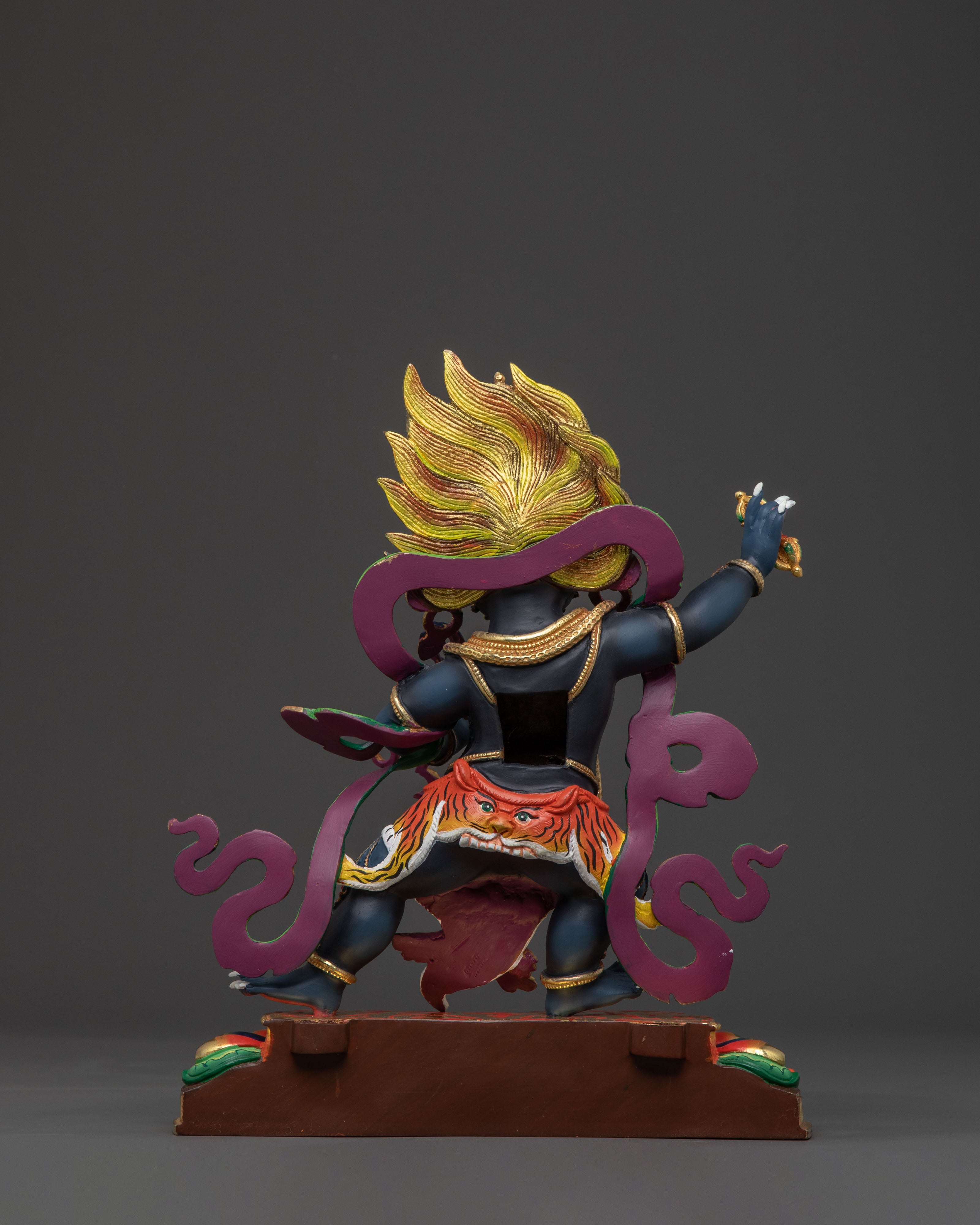 Vajrapani Acrylic Painted Statue | Wrathful Guardian