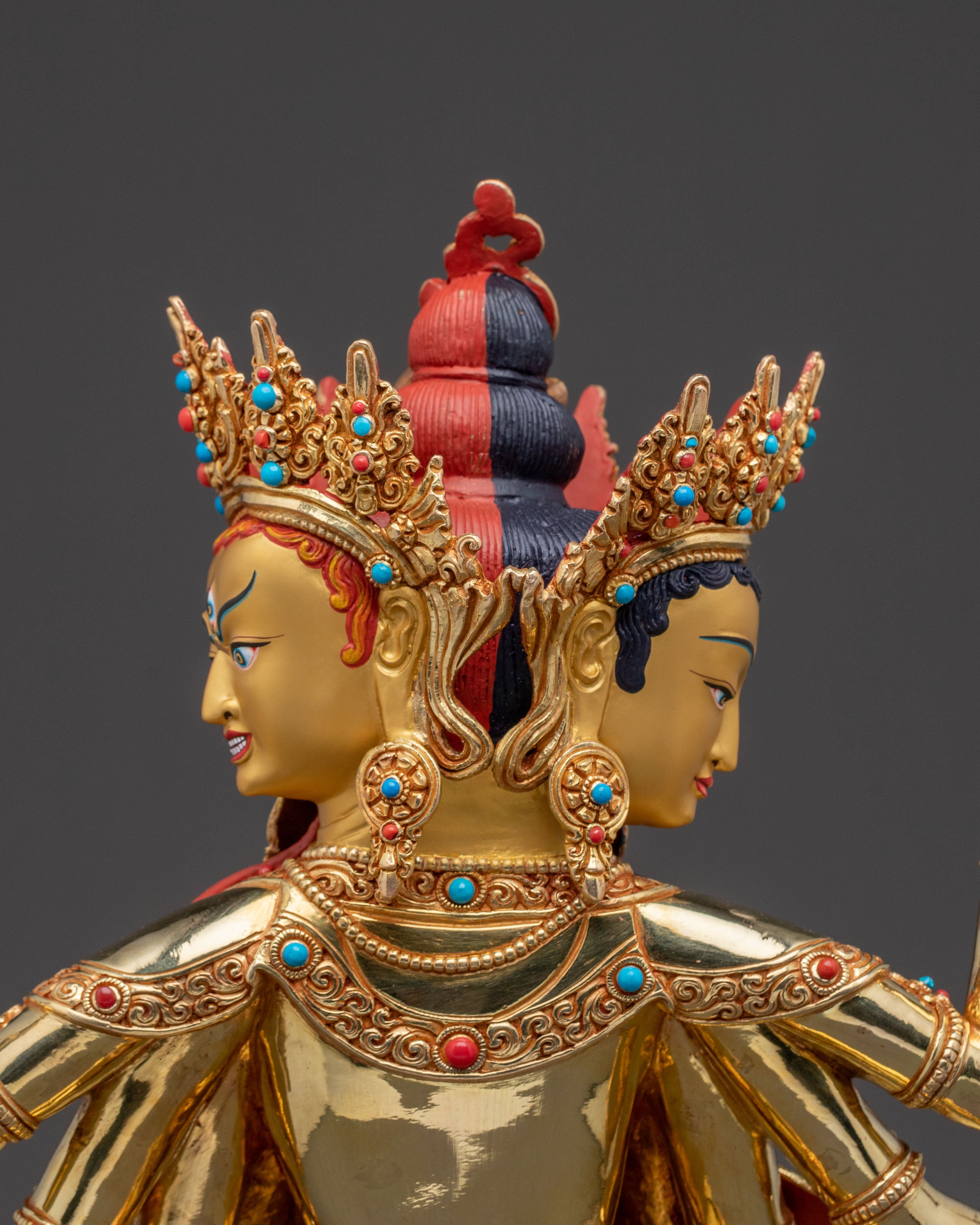 Namgyalma Copper Handcrafted Statue | 24K Gold Gilded Statue