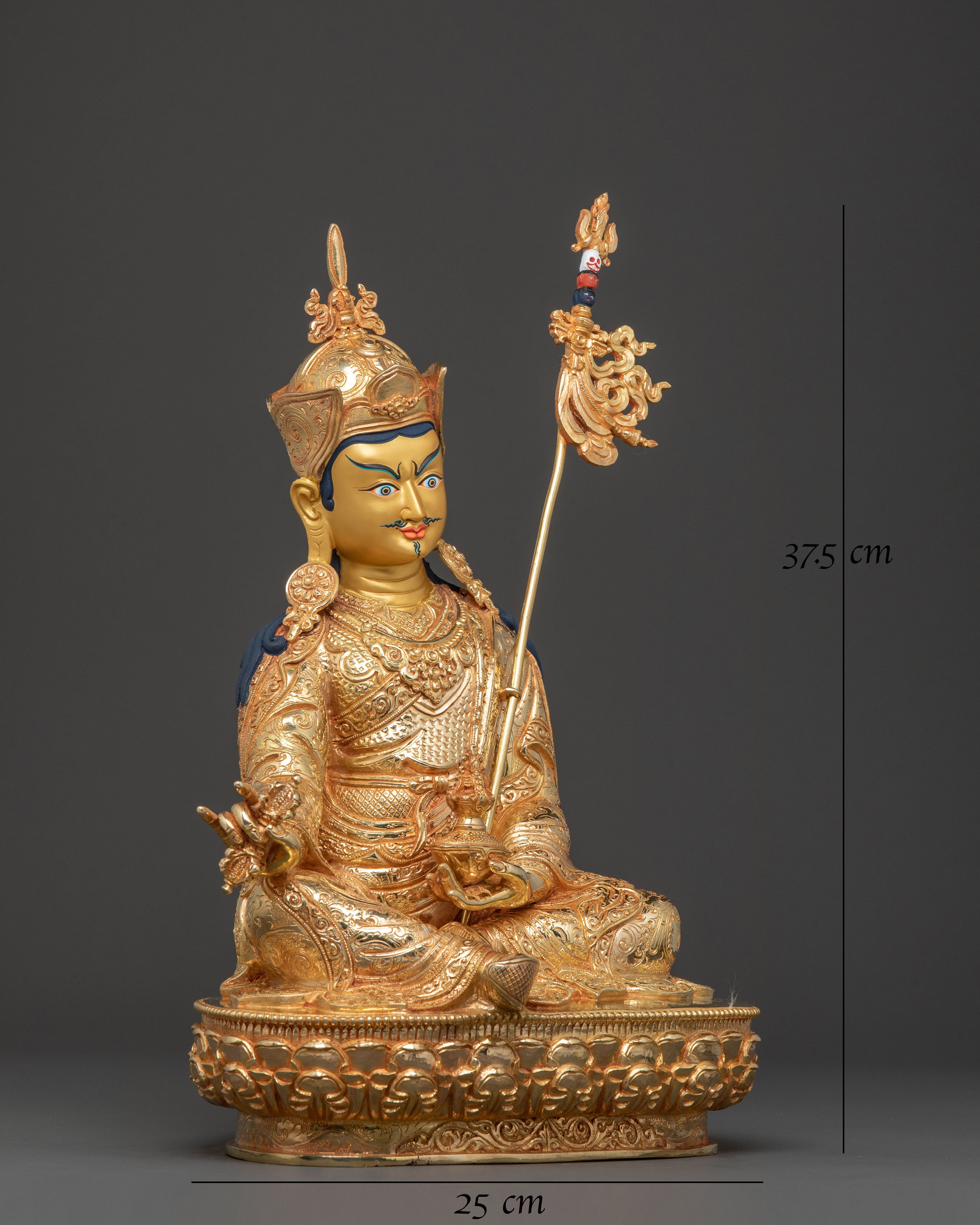 Guru Rinpoche Spiritual Statue for Meditation Decor