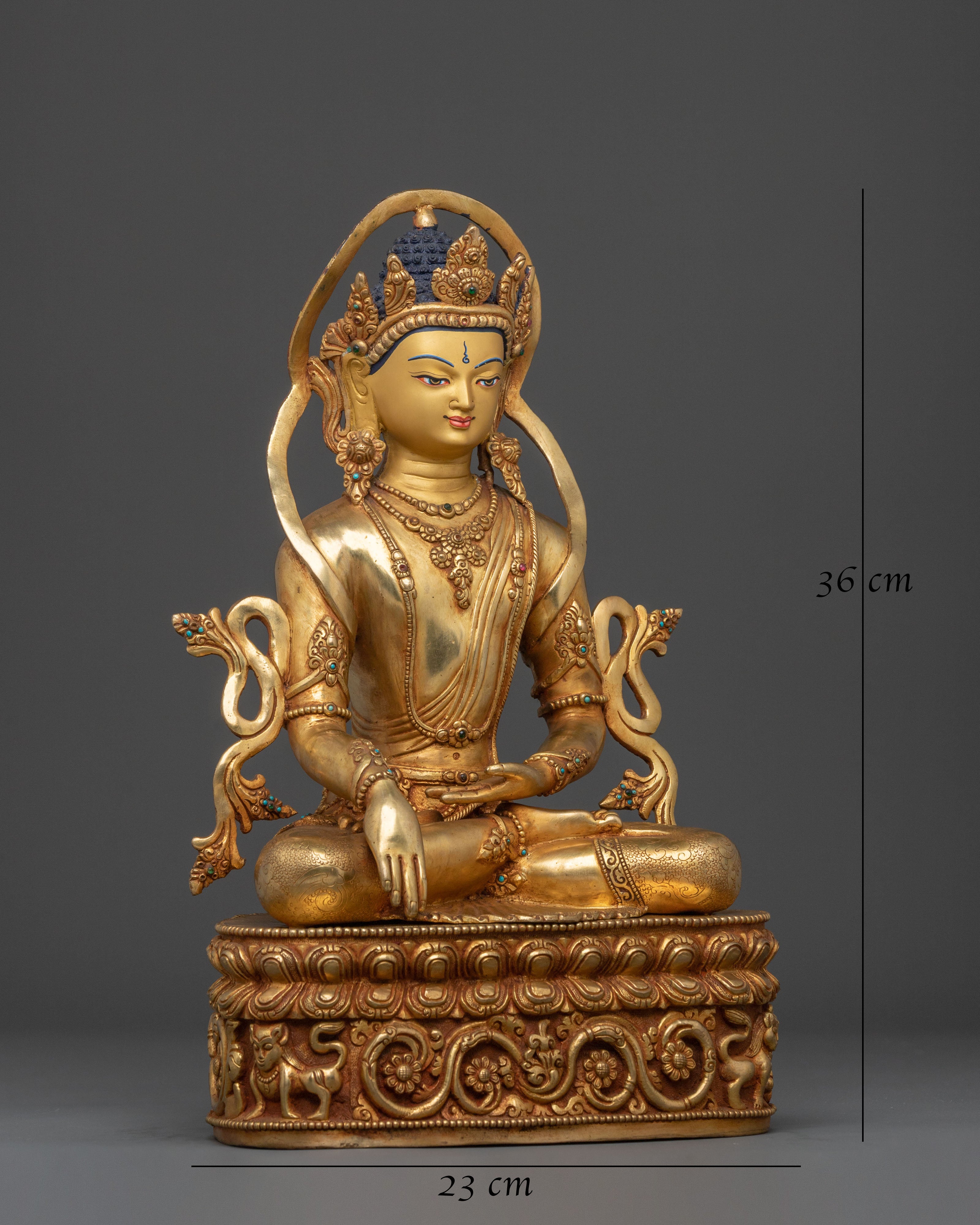 Crown Shakyamuni Buddha Statue | Eternal Peace