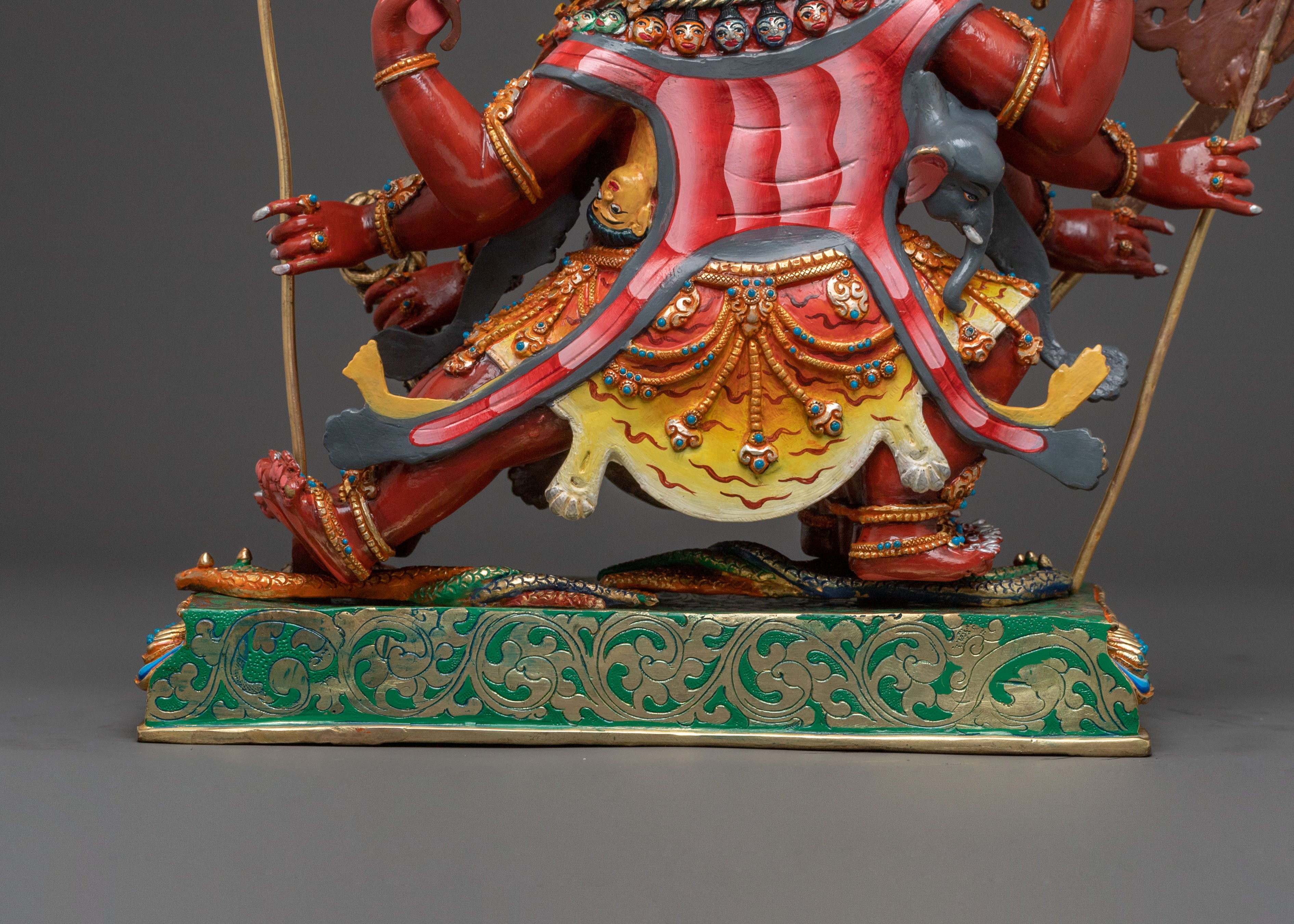 Hayagriva Meditation Figure | 24k Gold Gilded Protector Figrue