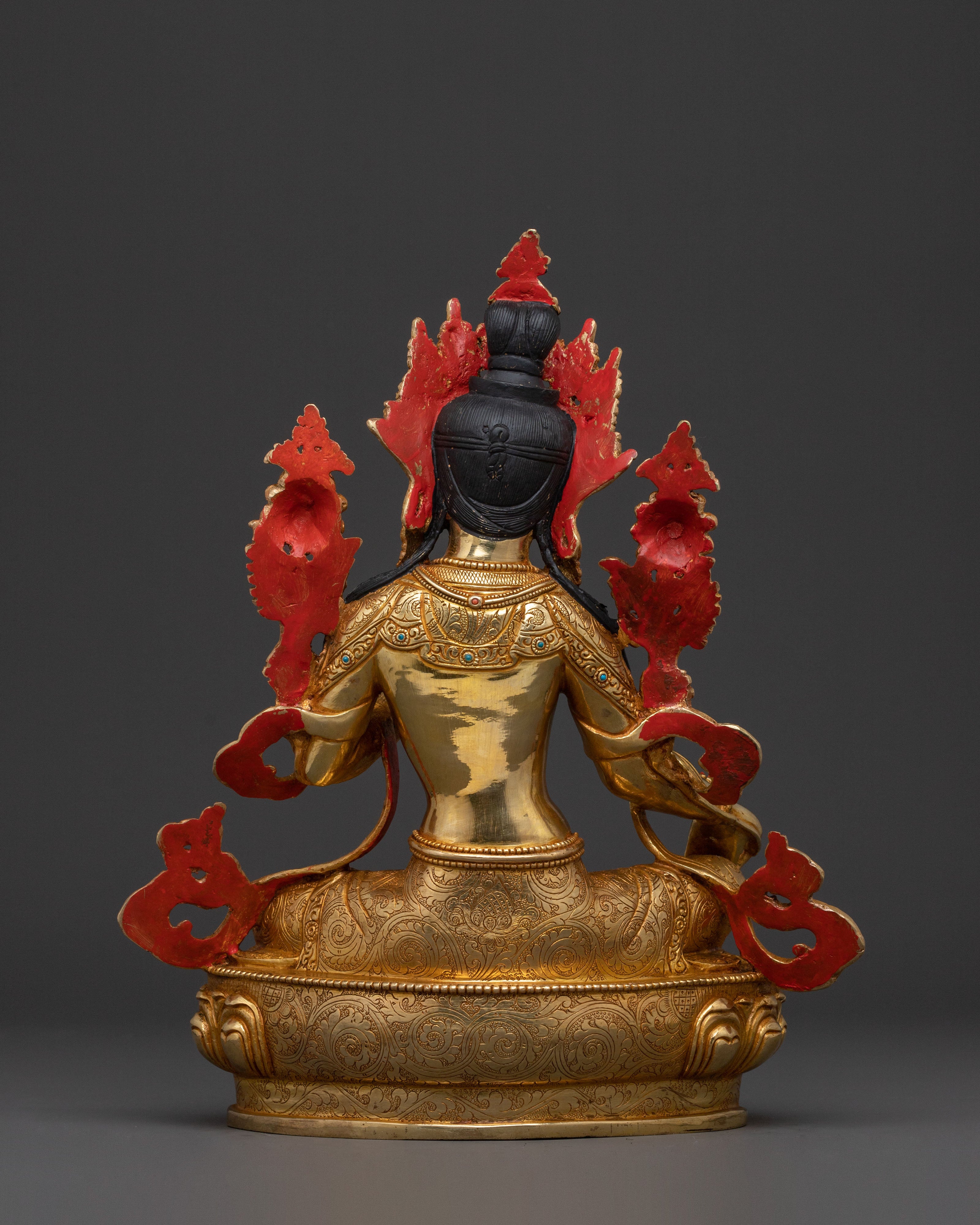 Green Tara Healing Grace Statue | Spiritual Decor