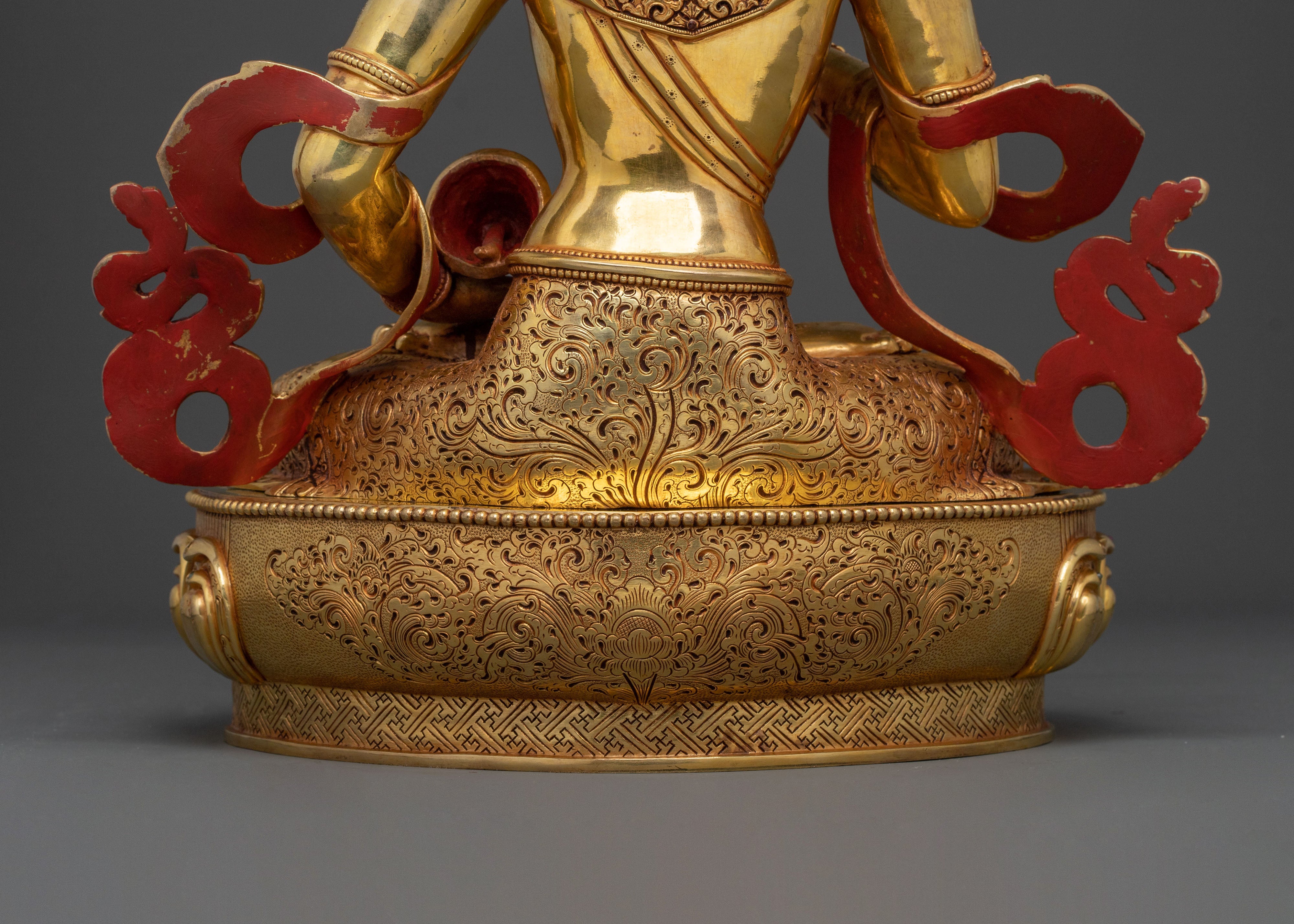 Vajrasattva Peaceful Statue | 24K Gold Gilding