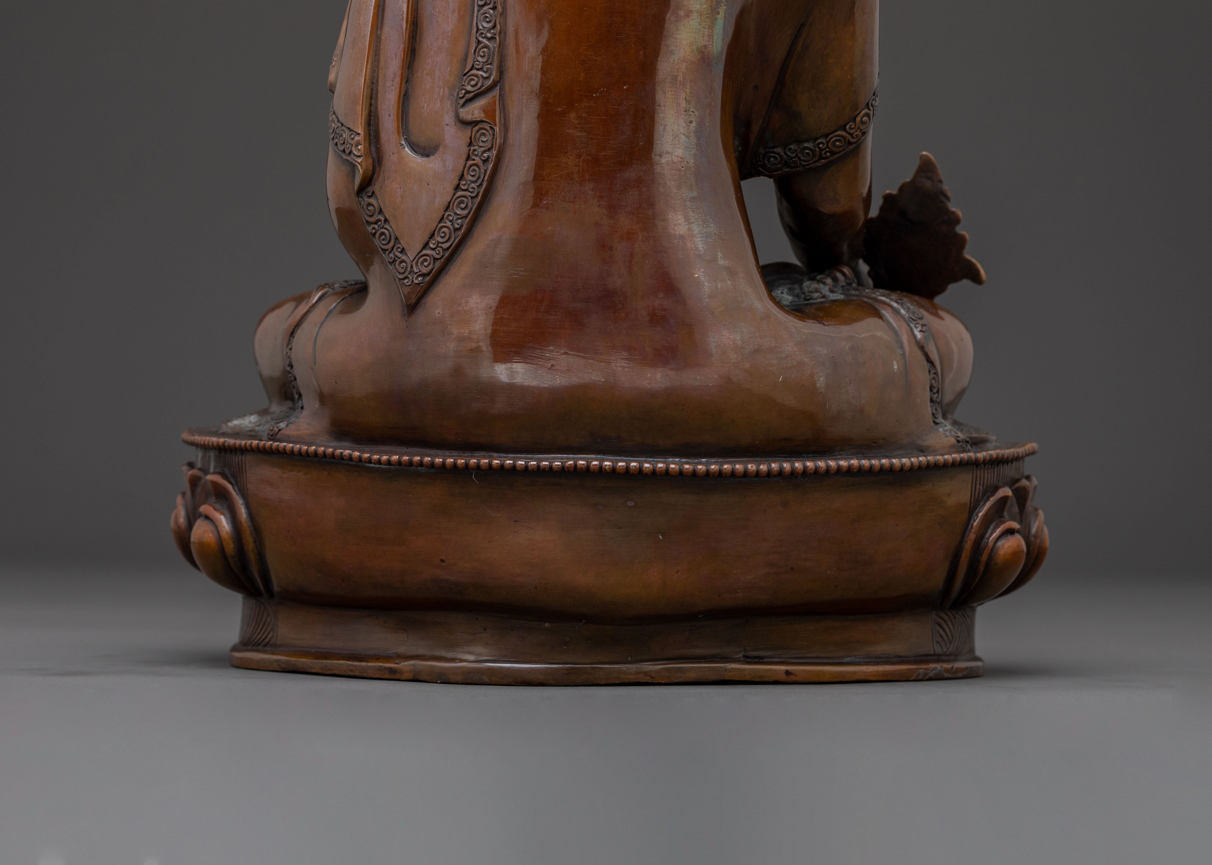 Medicine Buddha Spiritual Sculpture: Altar Decor