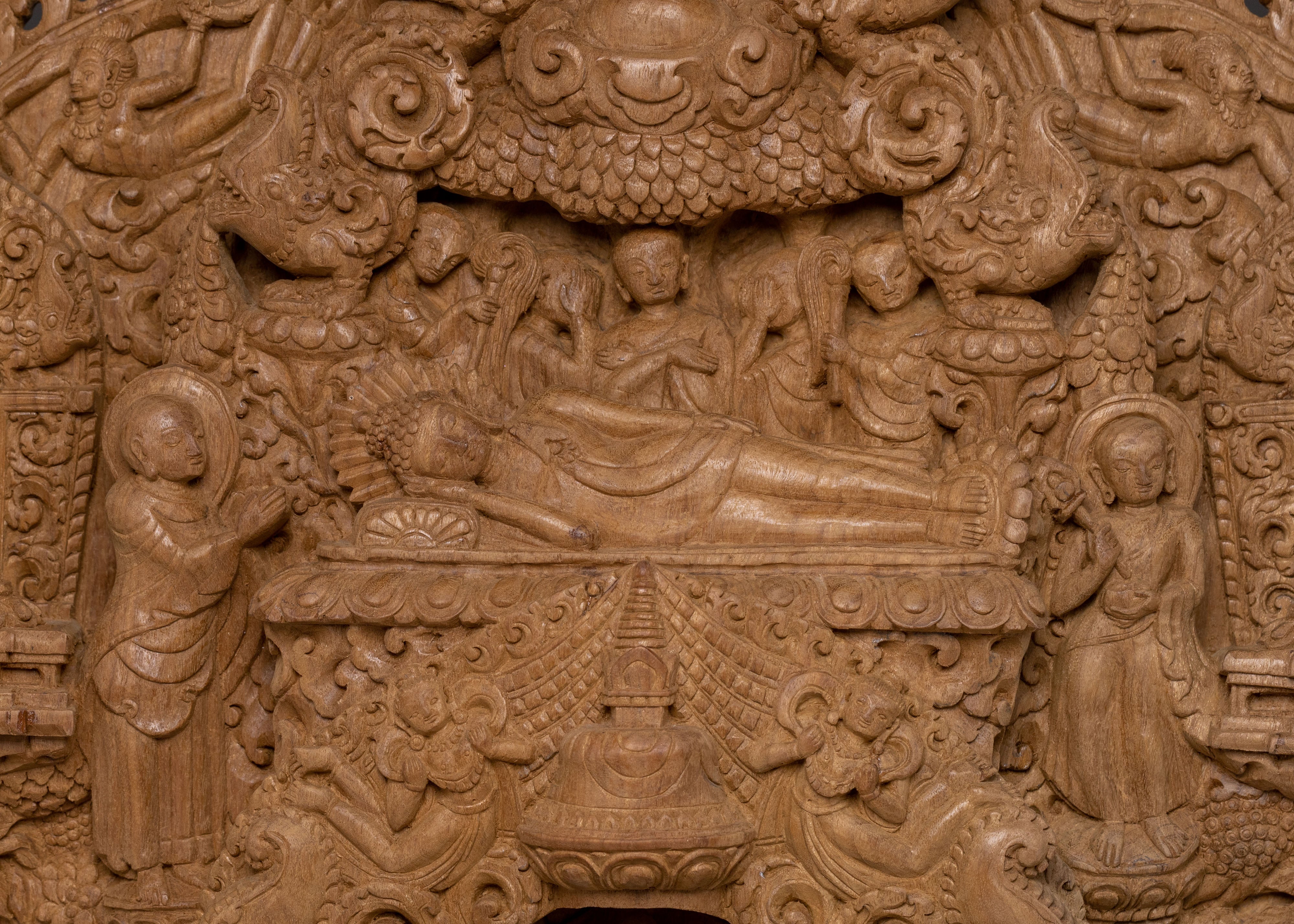 Shakyamuni Buddha Spiritual Statue | Wooden Body