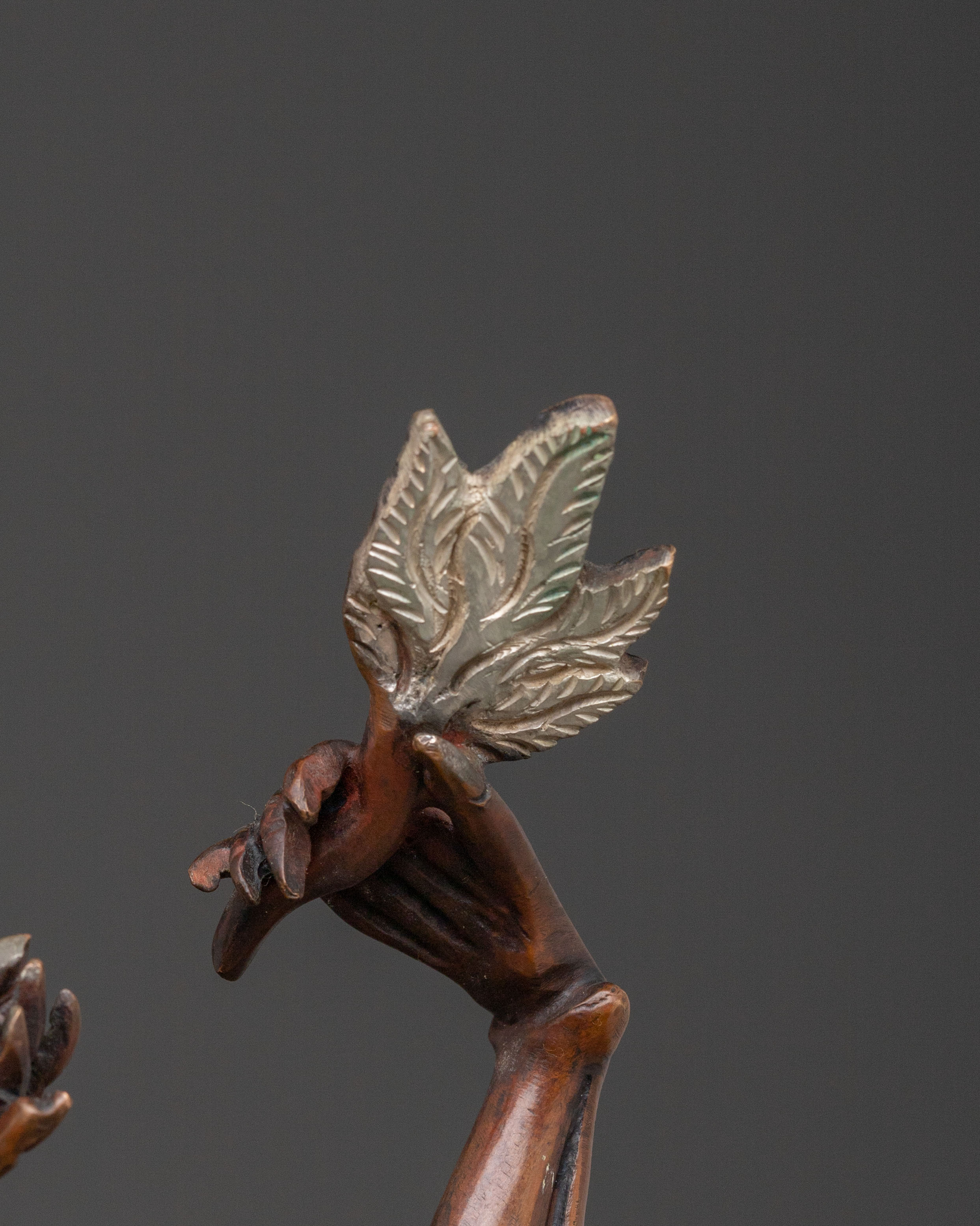 Chittipati Protection Statue: Copper Skeleton Duo