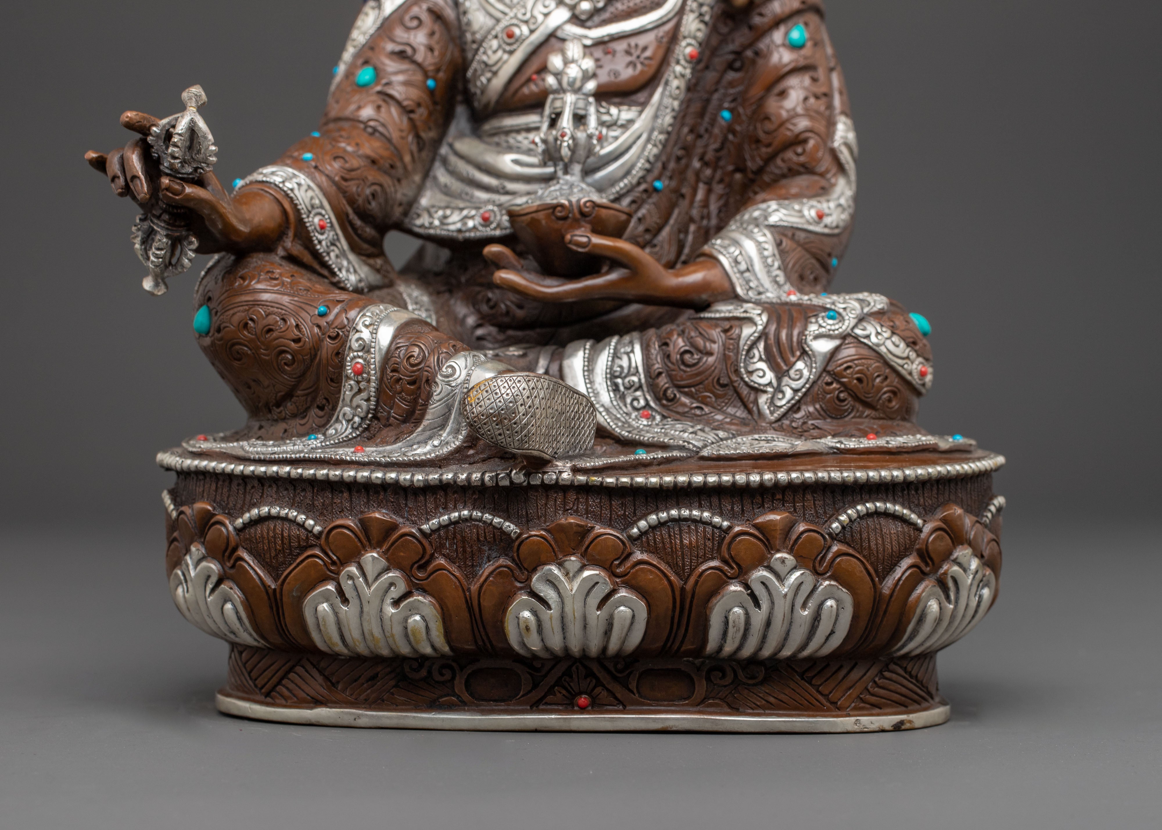 Vajrayana Revered Guru Padmasambhava Statue | Tantric Master