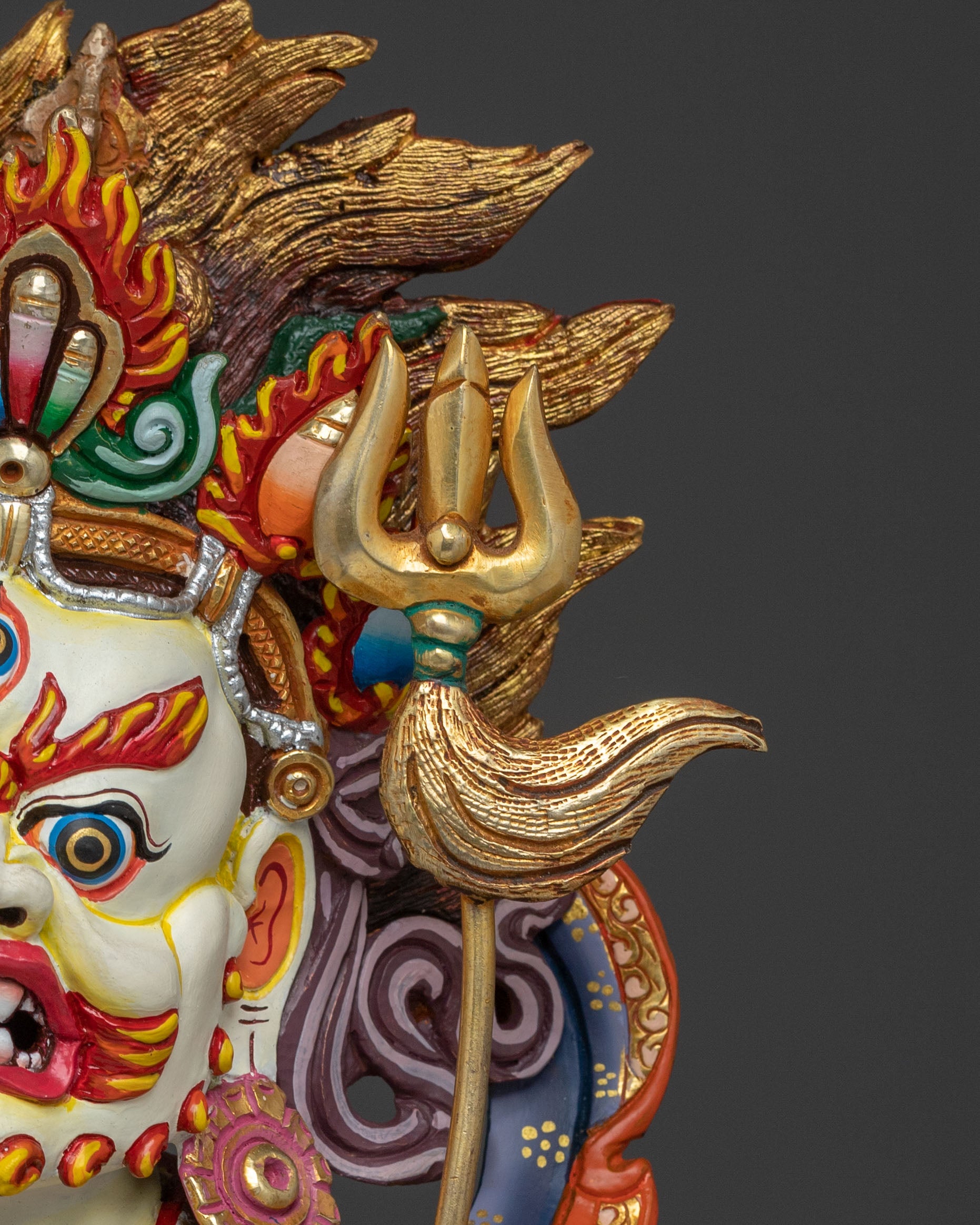 White Dzambhala Sacred Figurine | Symbol of Prosperity