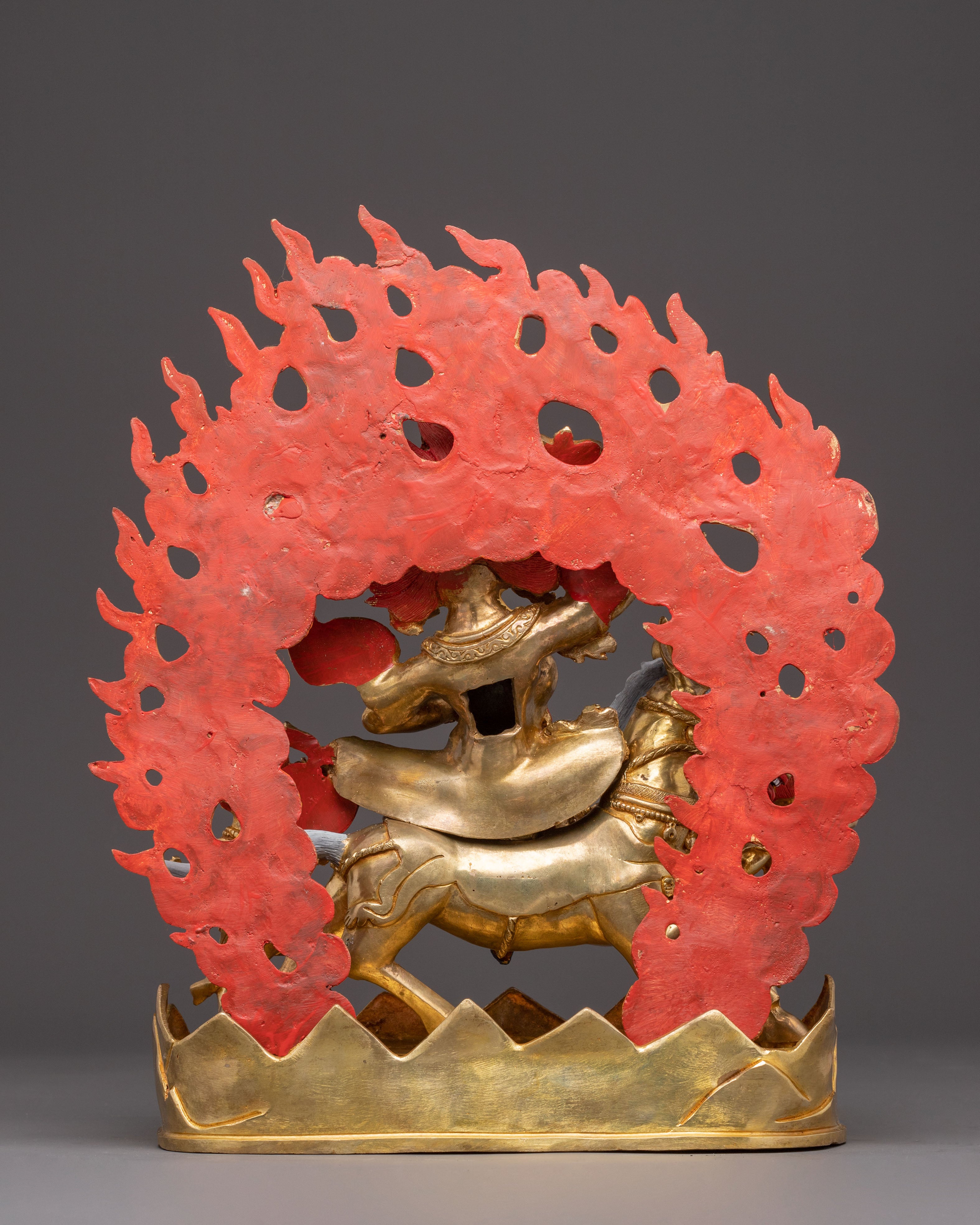 Himalayan Statue of Handcrafted Palden Lhamo | Powerful Dharma Protector