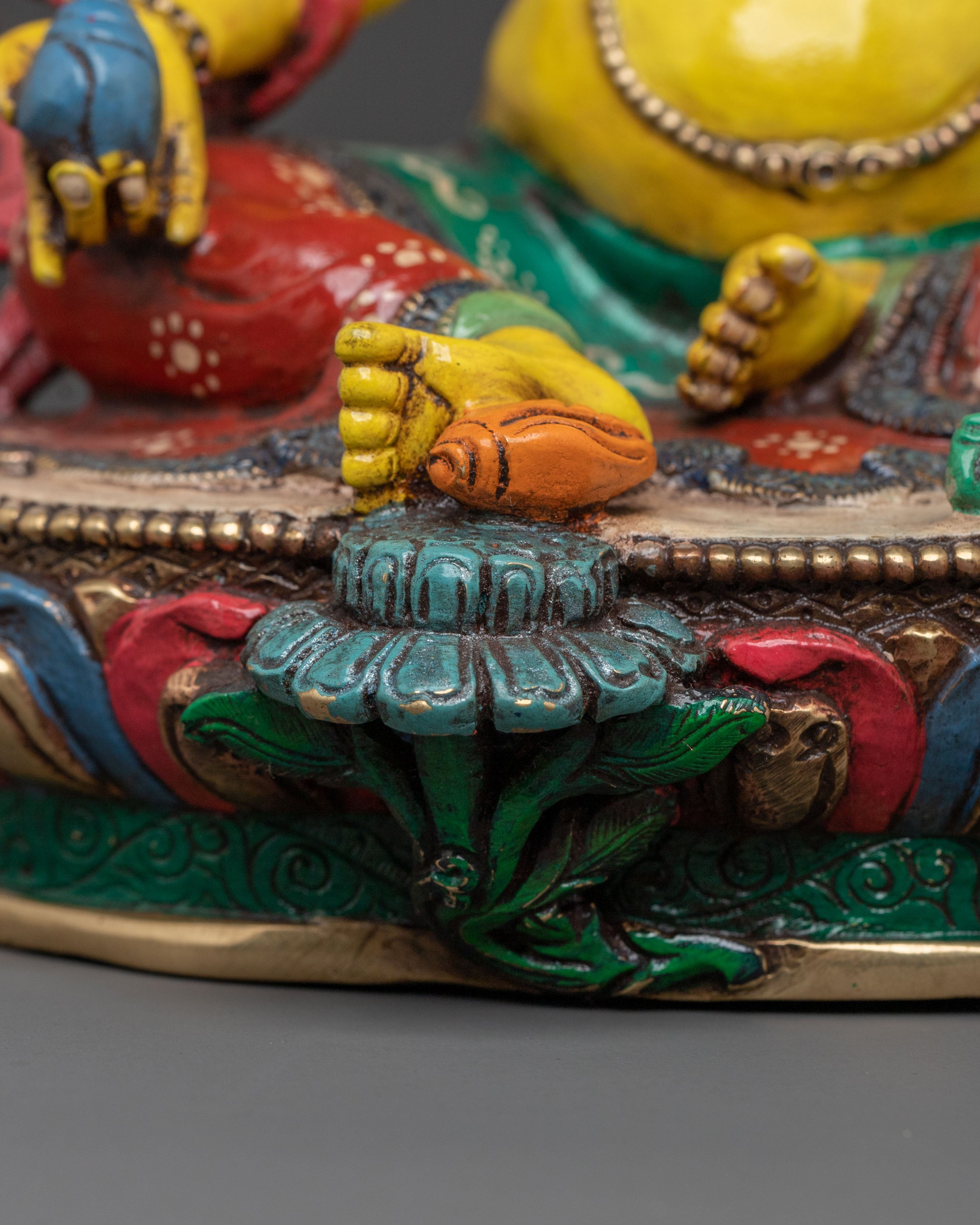 Handcrafted Dzambhala Statue | Tibetan Wealth Deity