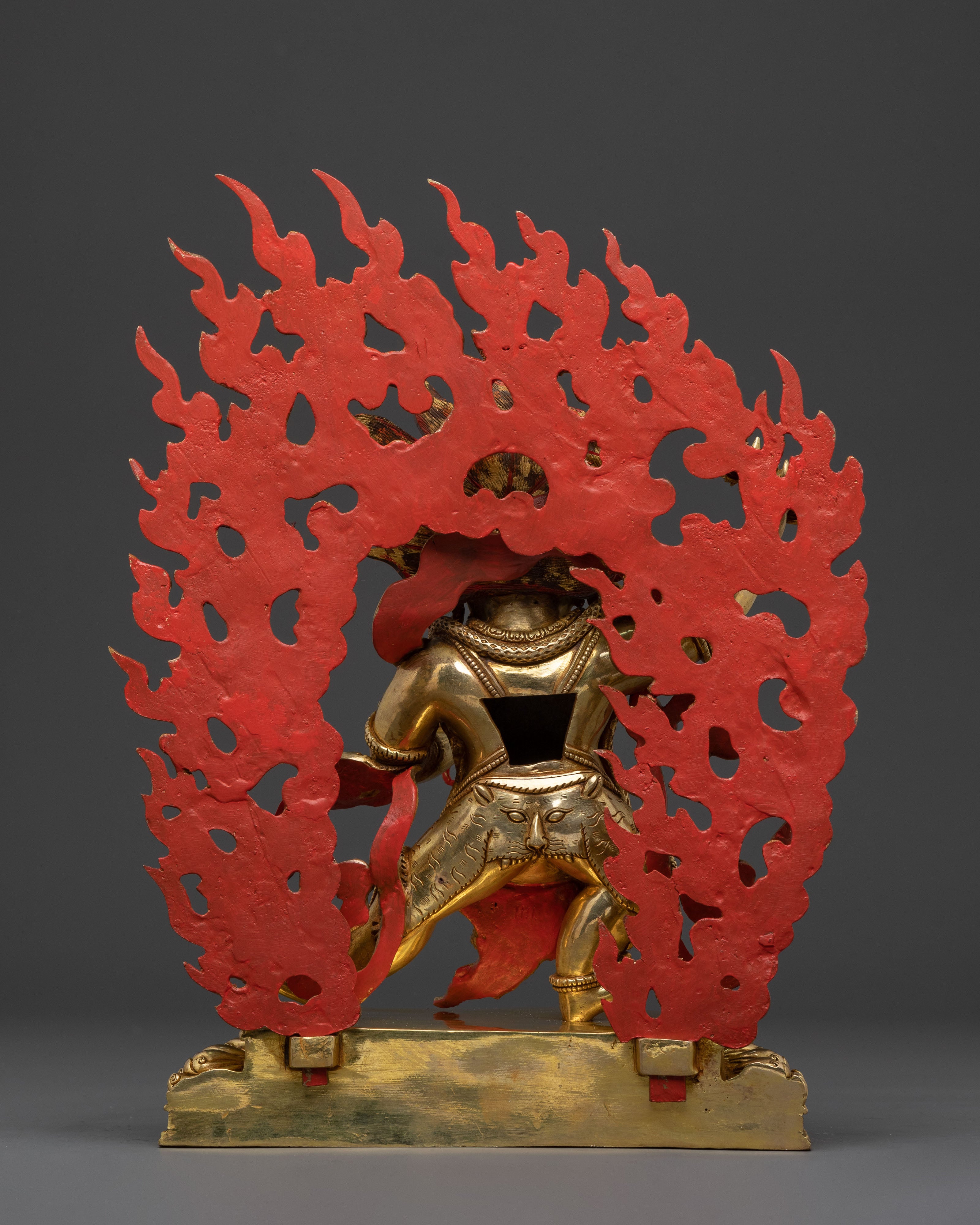 Vajrapani Wrathful Deity Sculpture | Protection and Strength Statue