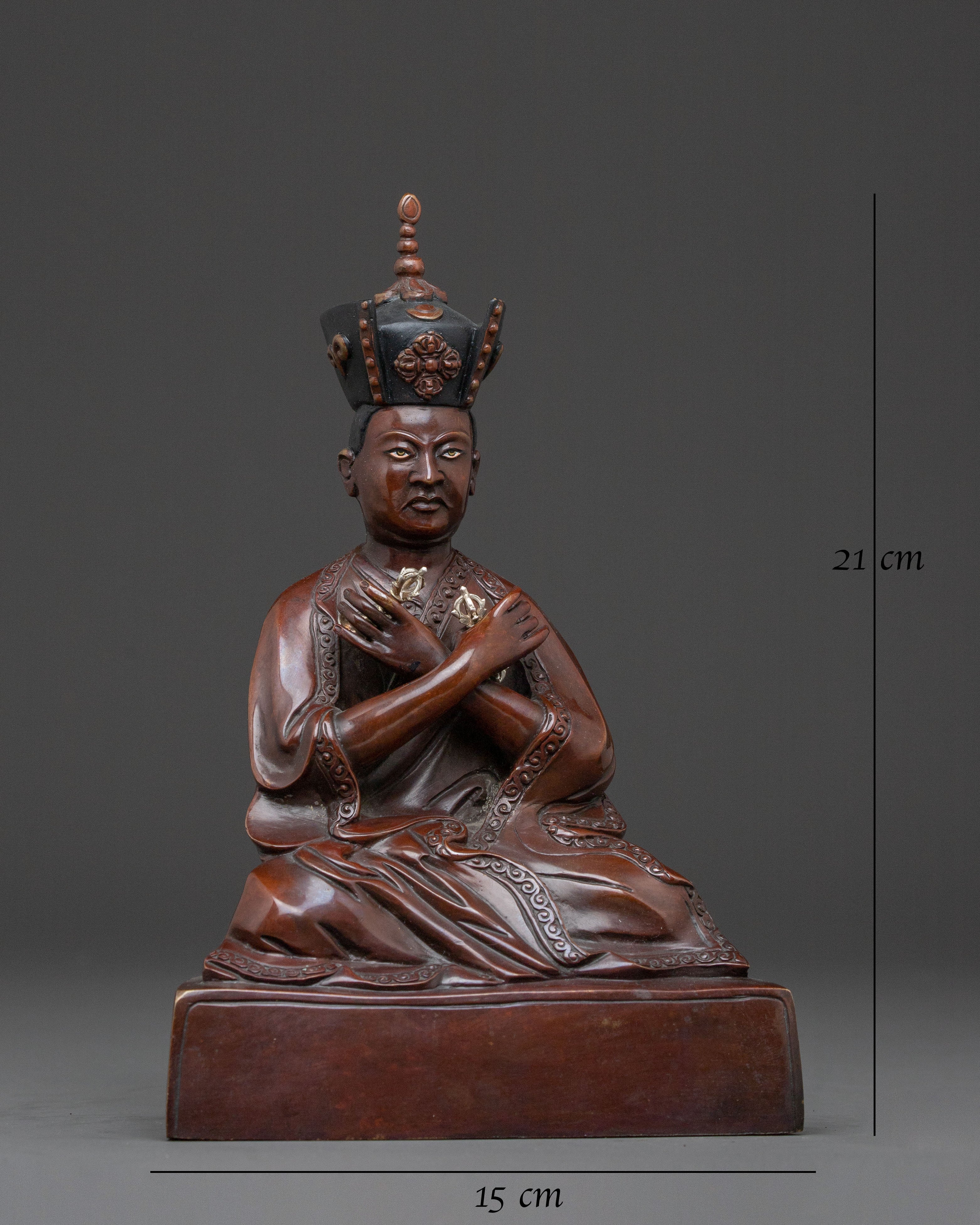 16th Karmapa Rangjung Rigpe Dorje Spiritual Statue