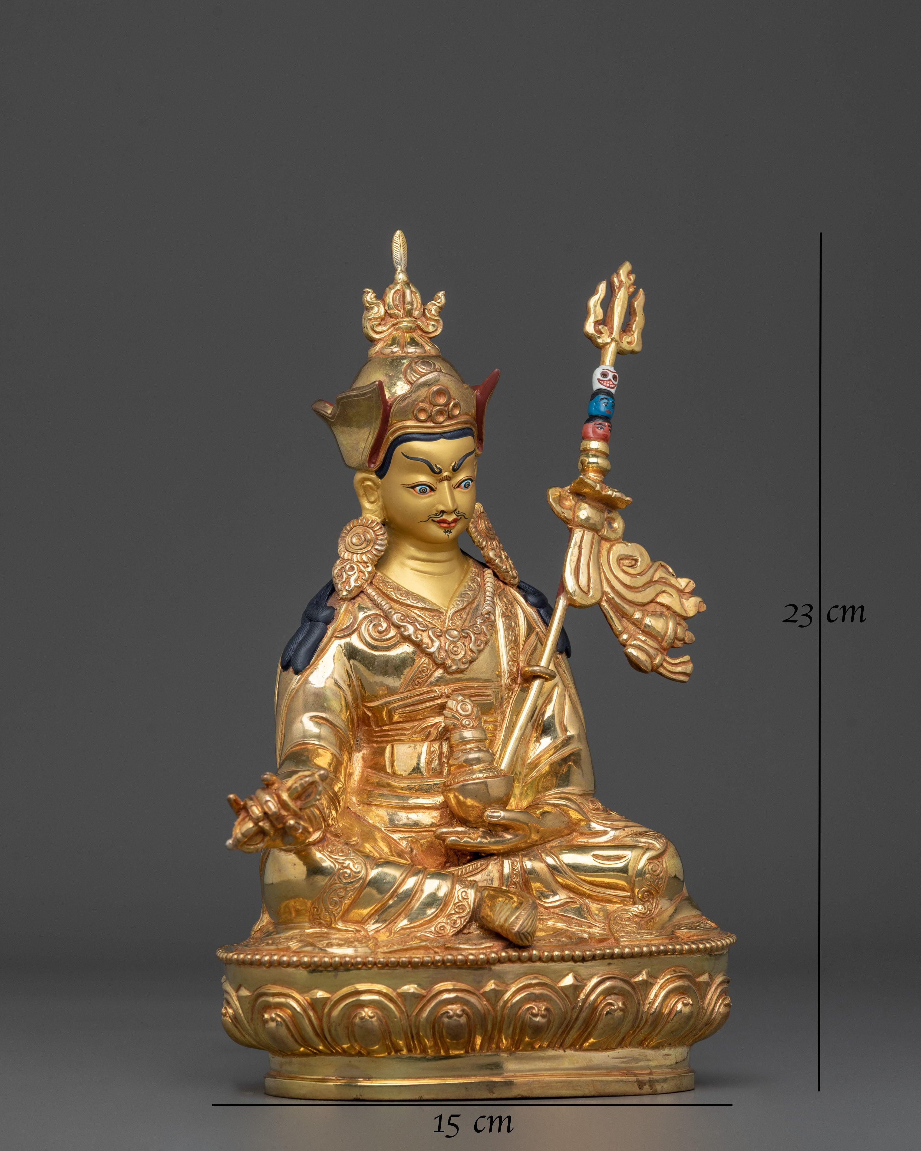 Tibetan Guru Padmasambhava Sculpture