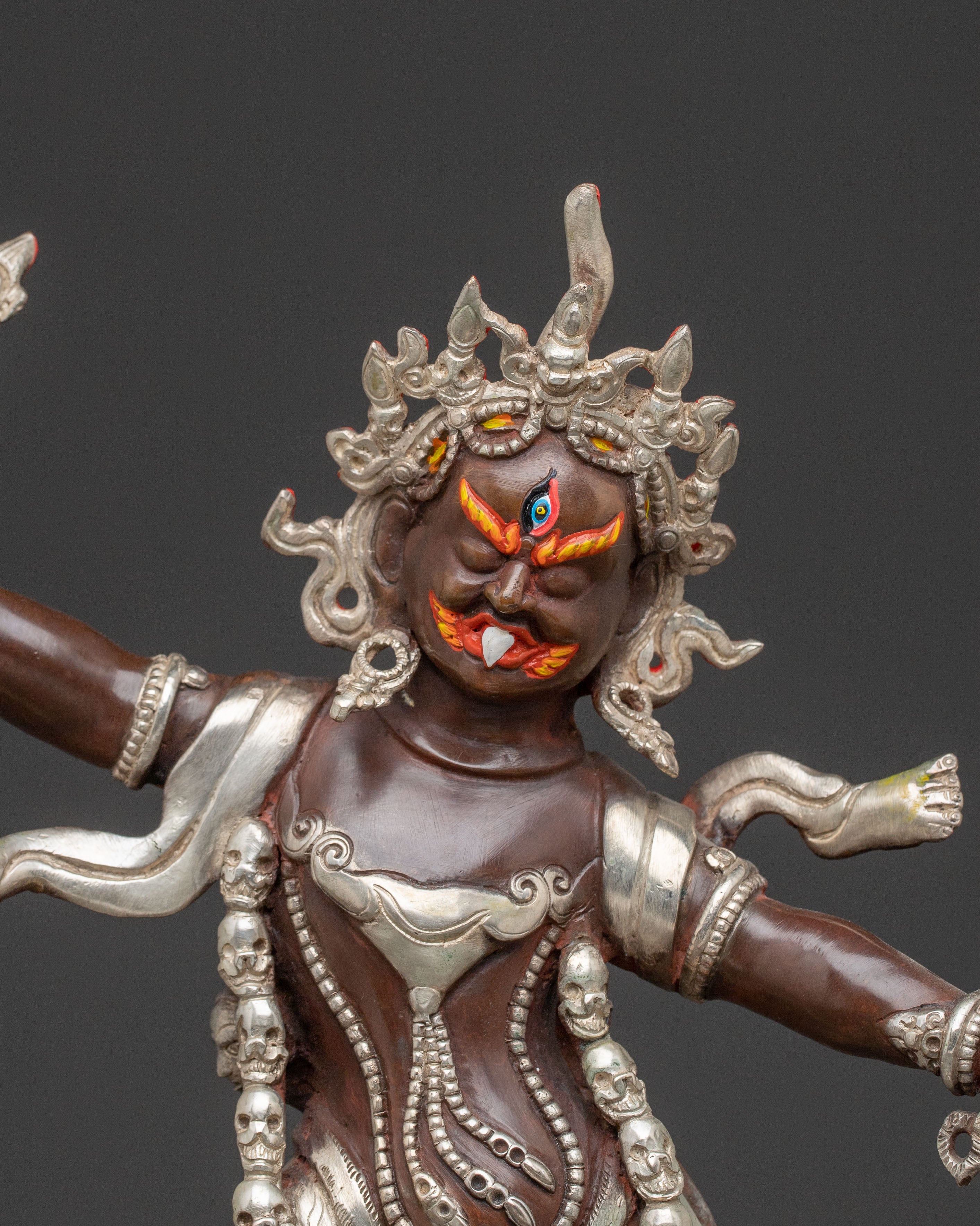 Three Nyingma Protectors Statue Set | Devotional Art