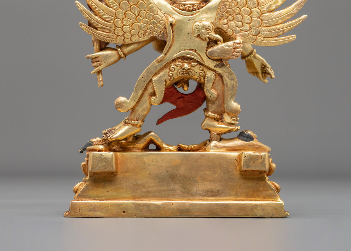 Vajrakilaya Statue | 24K Gold Sacred Sculpture