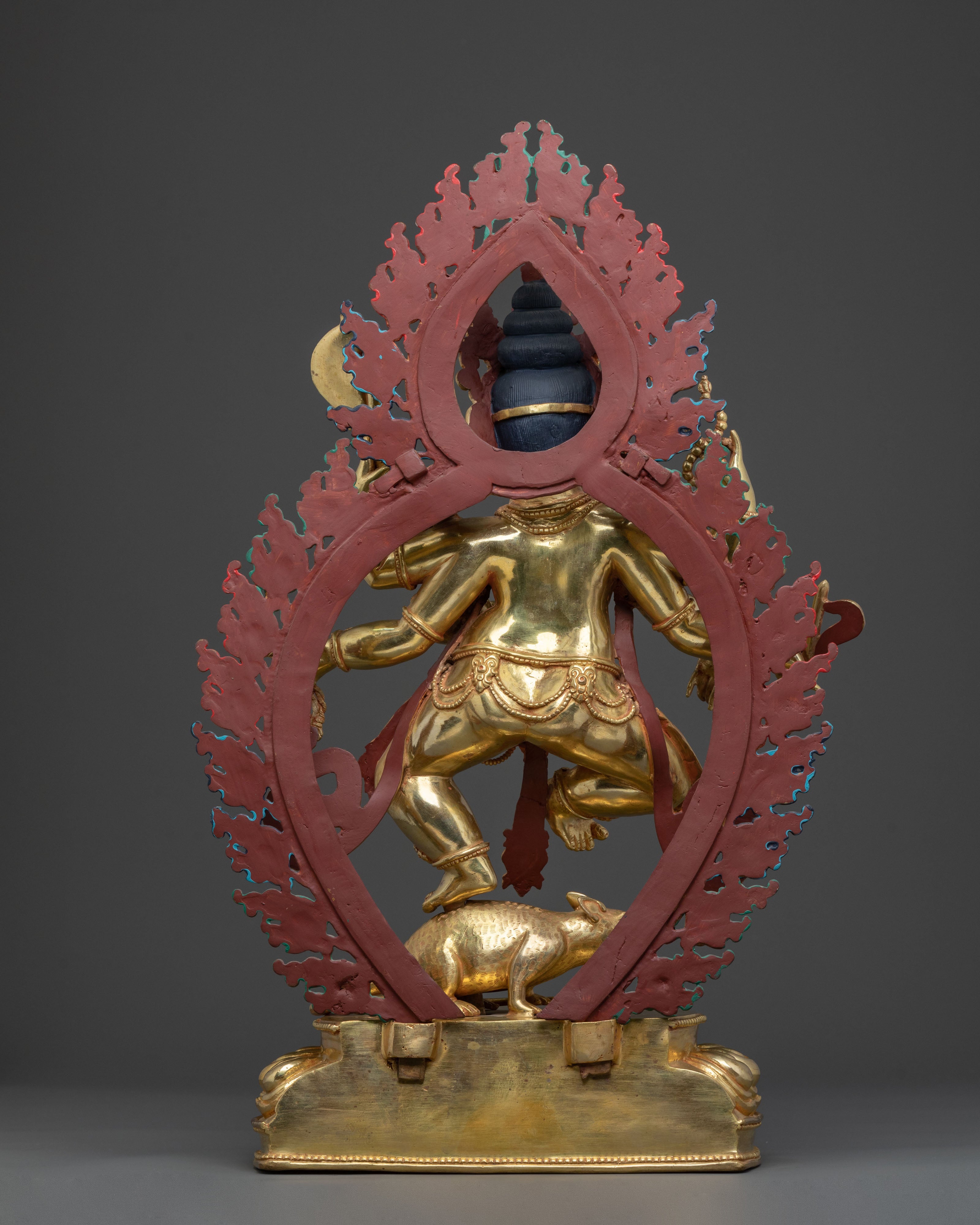 Hindu God Ganesh Blessing Statue | Sacred Figurine