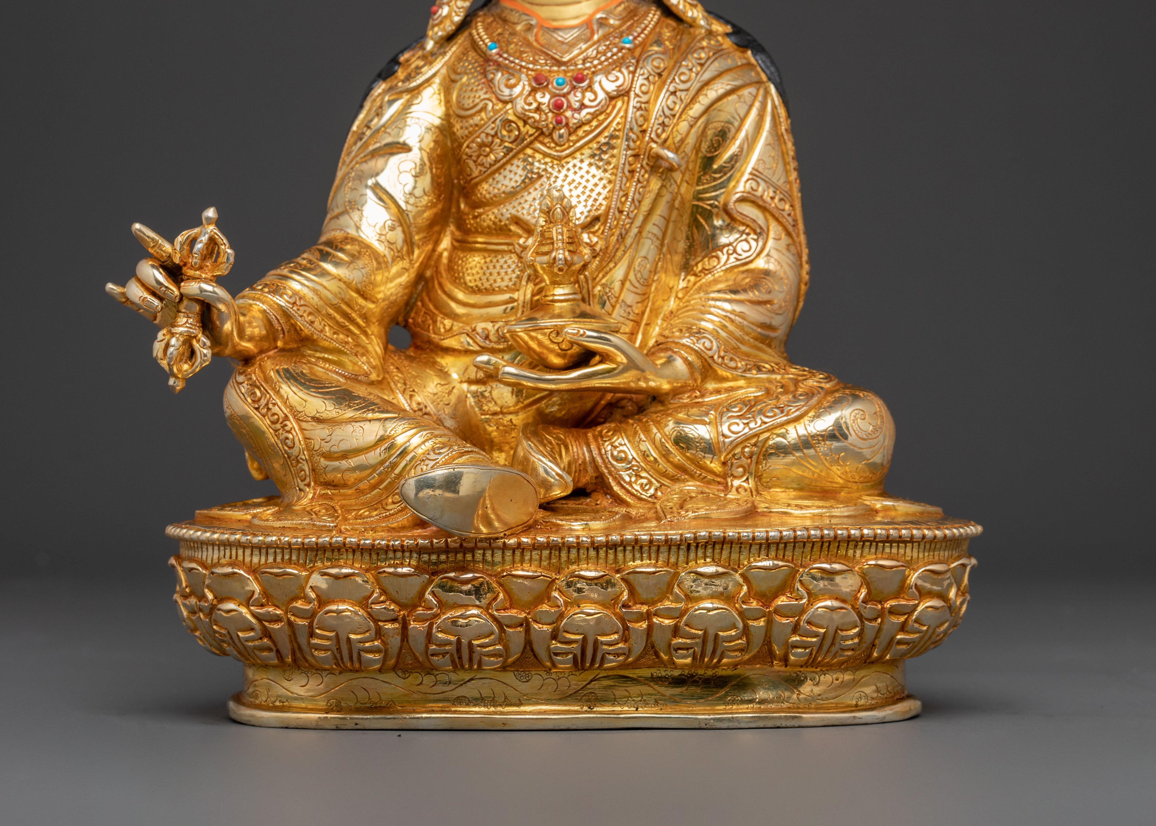 Vajrayana Guru Rinpoche Statue | Sacred Decor