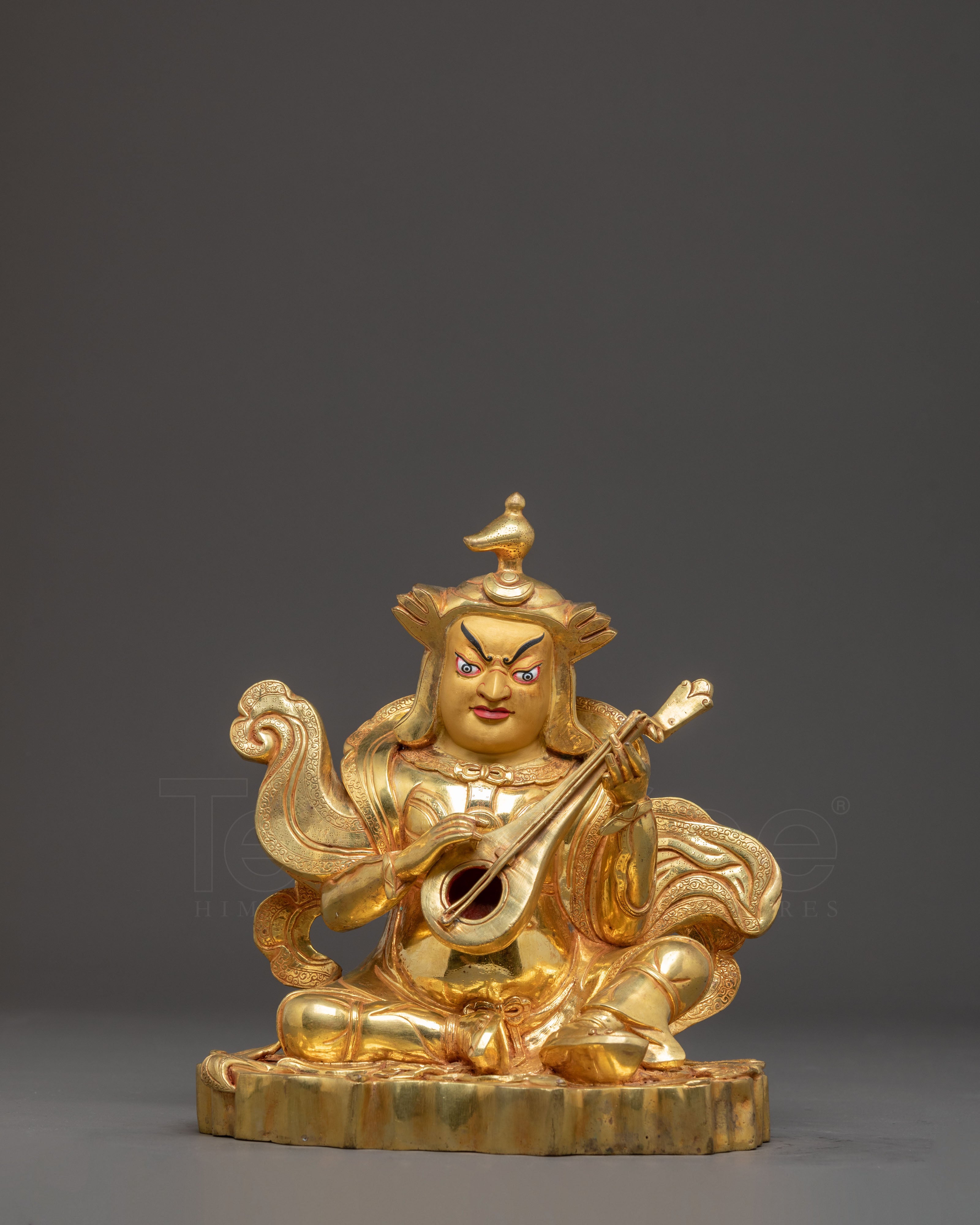 Handmade Dhritarashtra Protector Statue | Guardian of Dharma