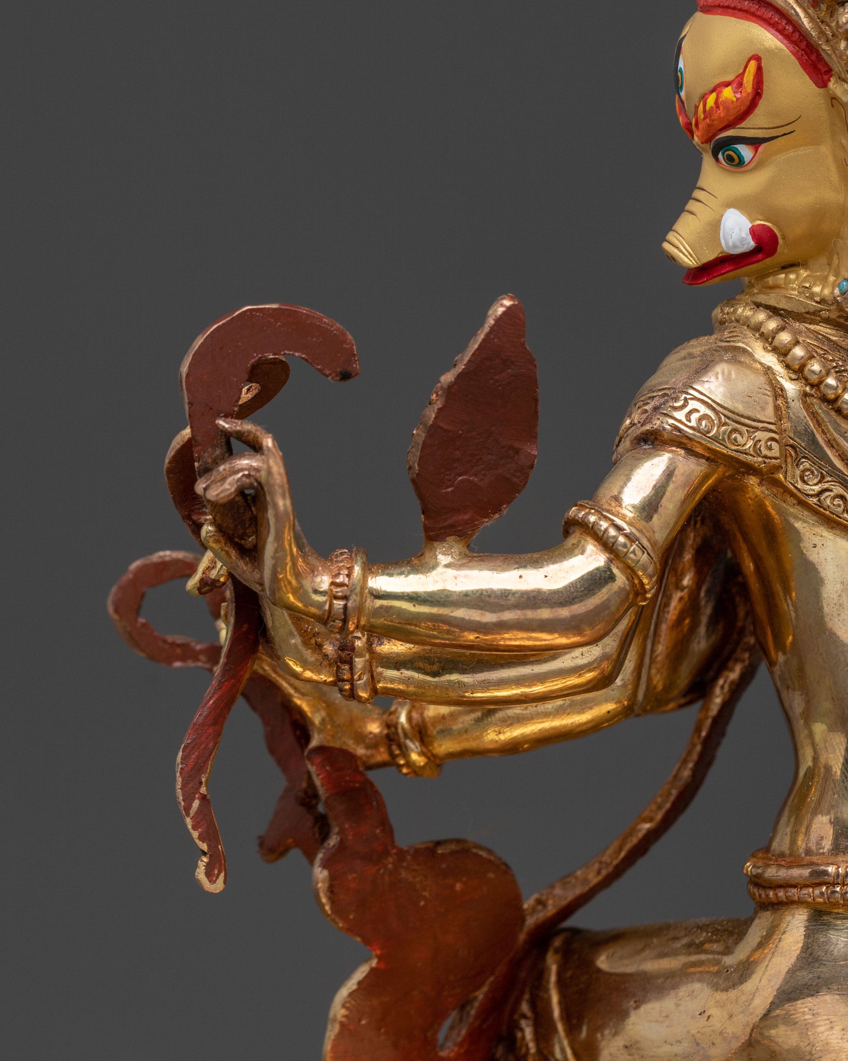 Goddess Marichi Statue with 24K Gold Gilding