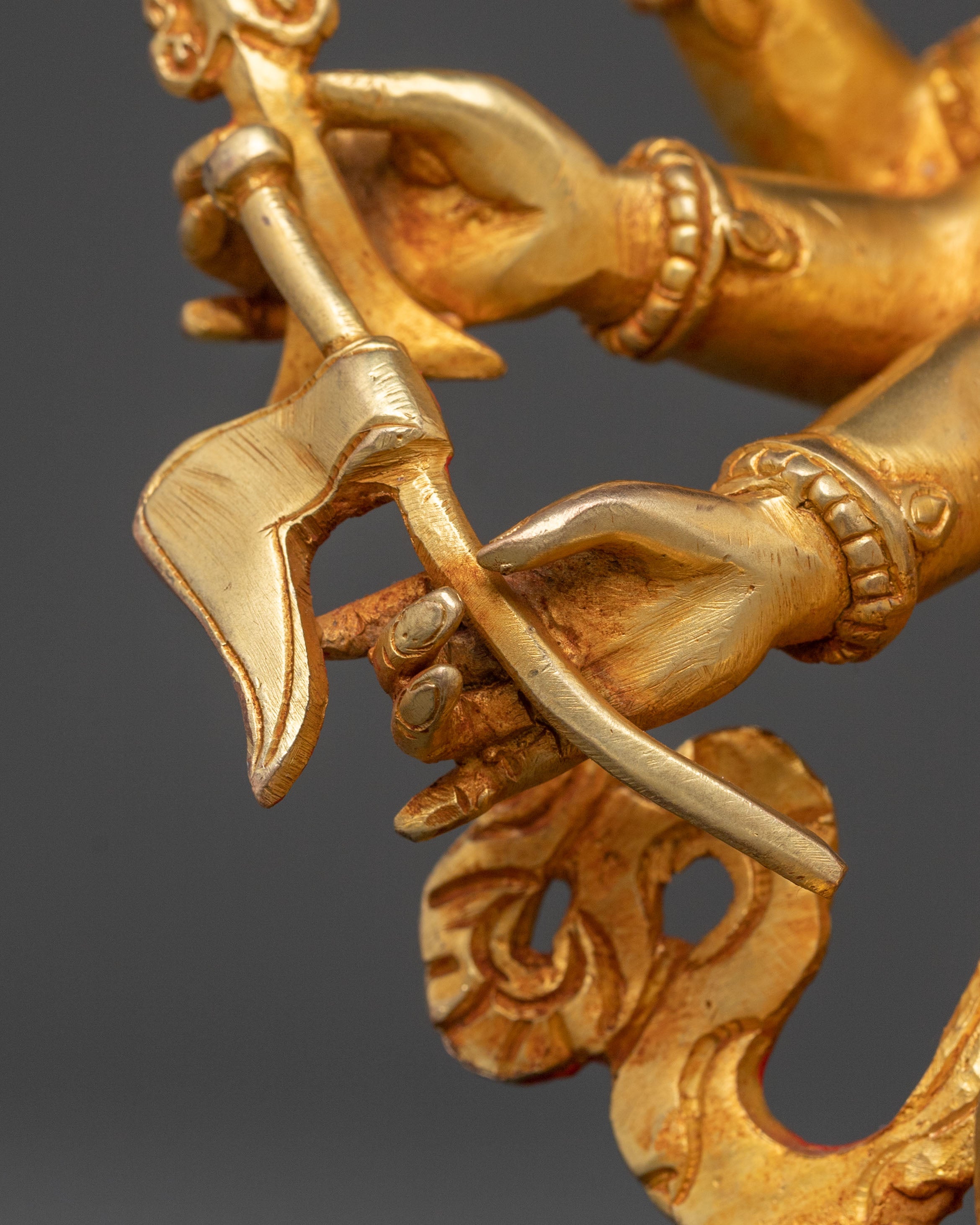 Maha Vajrasattva | 24K Gold Gilded Sculpture