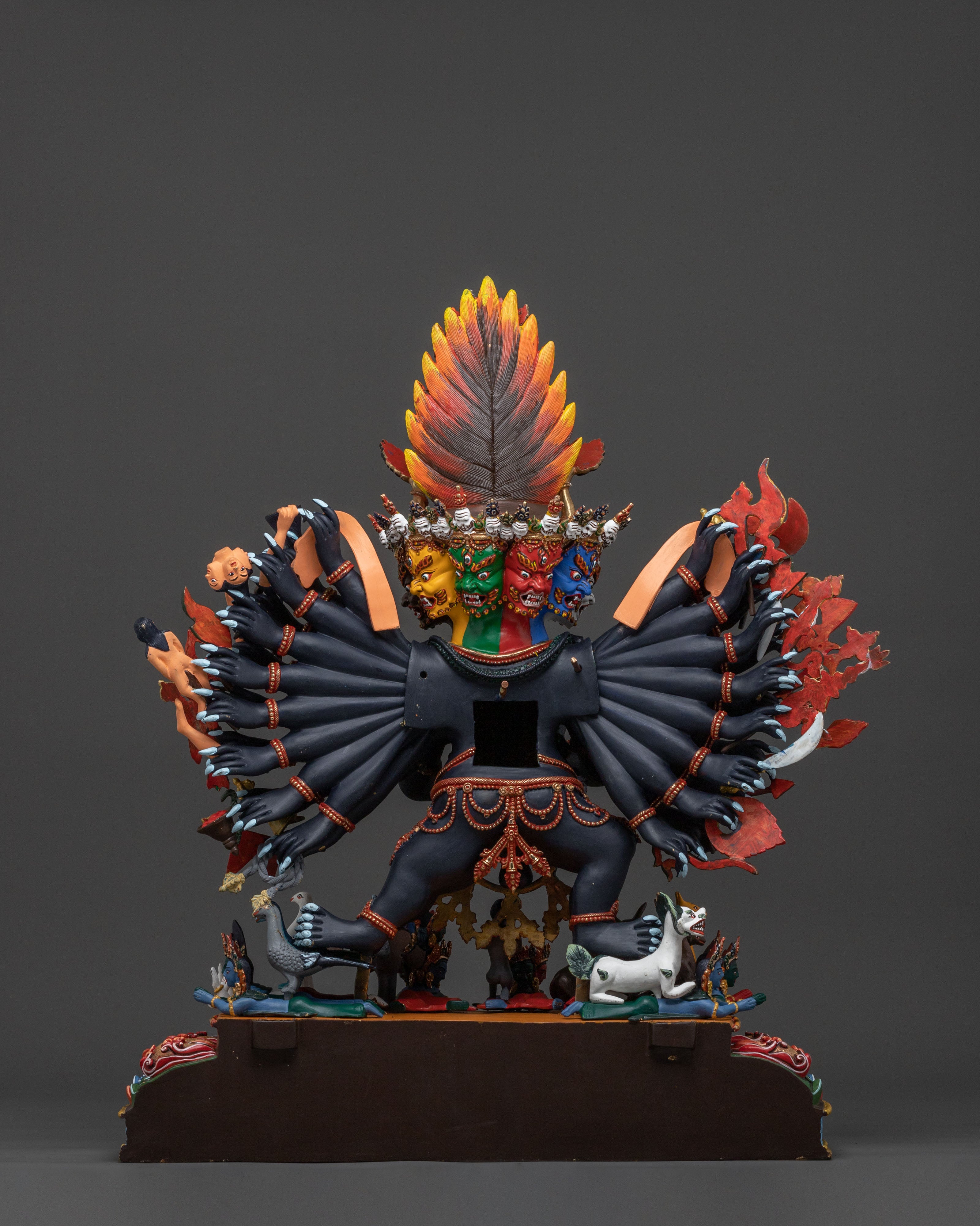 Meditation Deity Yamantaka Statue | Wrathful Buddha of Wisdom