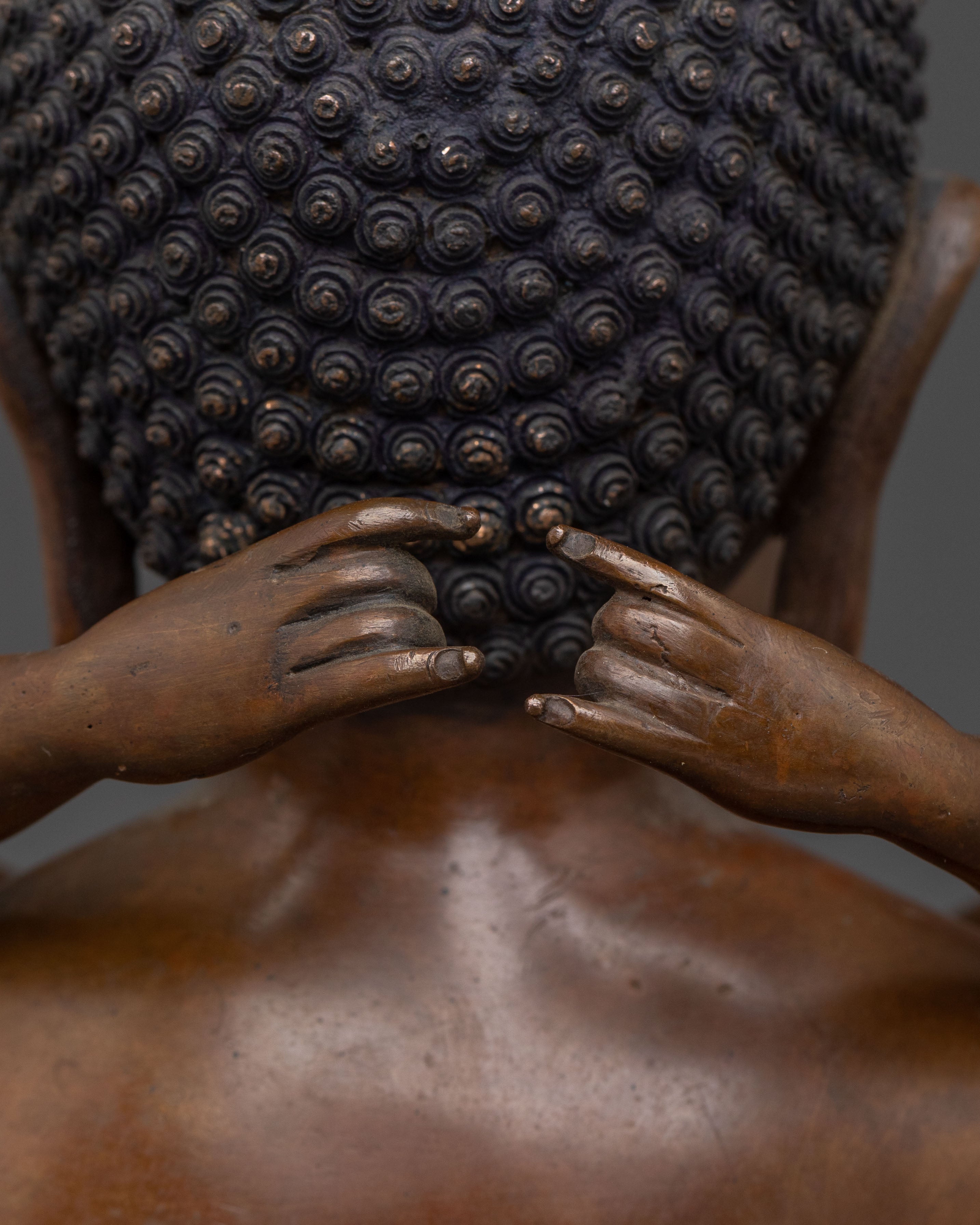 Samantabhadra Oxidized Sculpture with Consort | Altar Decor