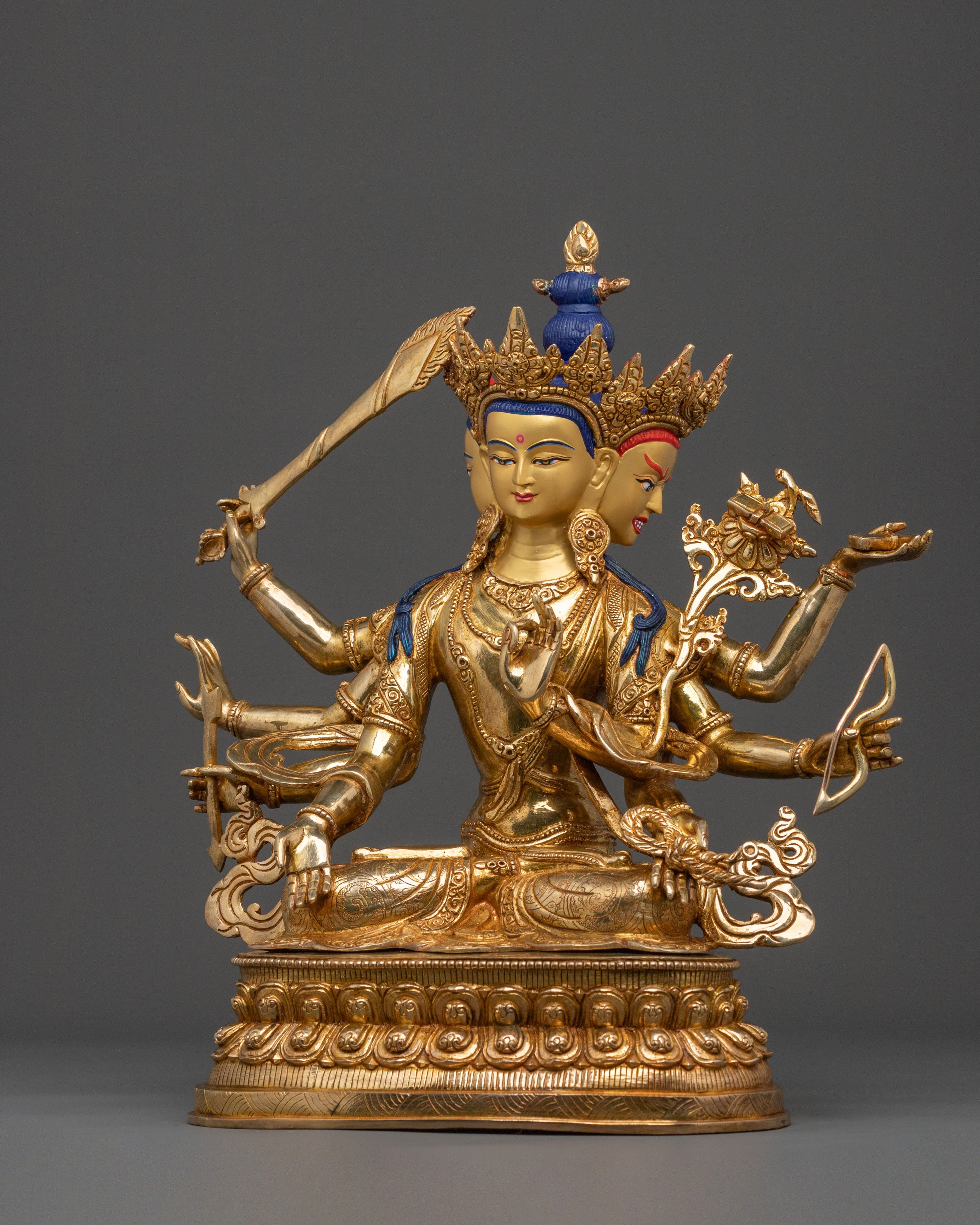 Handmade Maha Manjushri Statue | Home Decor