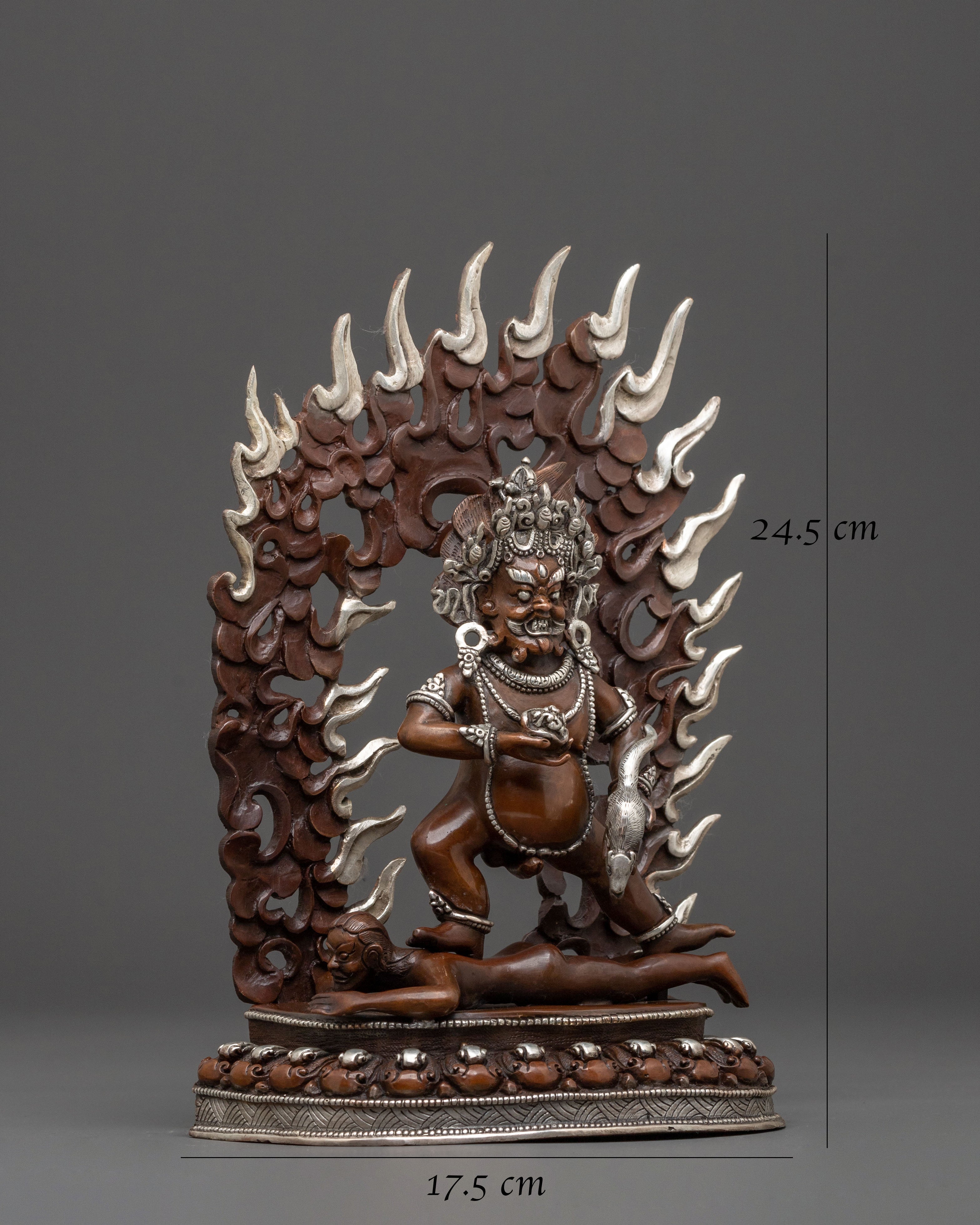Black Dzambhala Spiritual Statue | Protector of Fortune