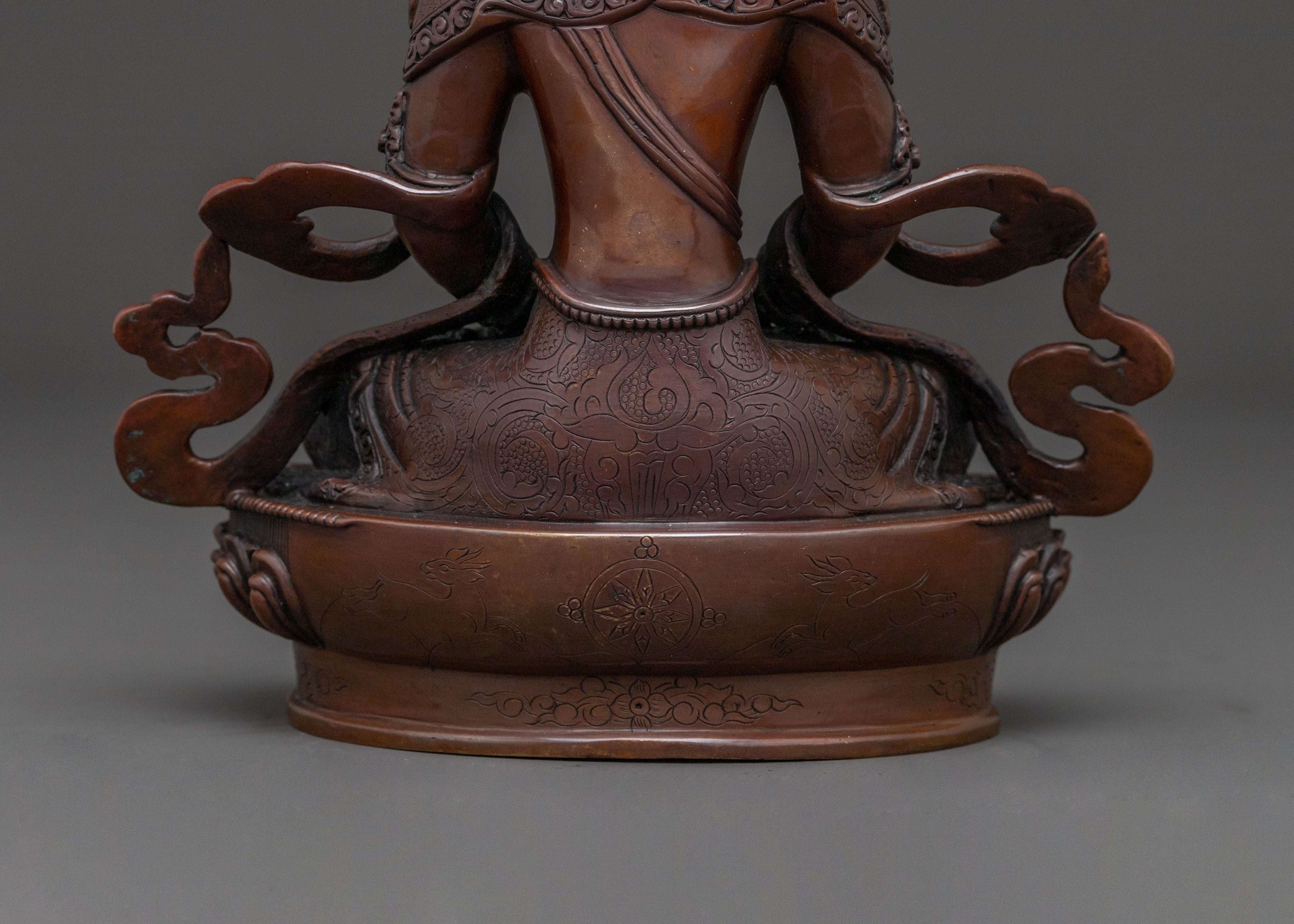 Infinite Life Amitayus Buddha Statue | Longevity Deity