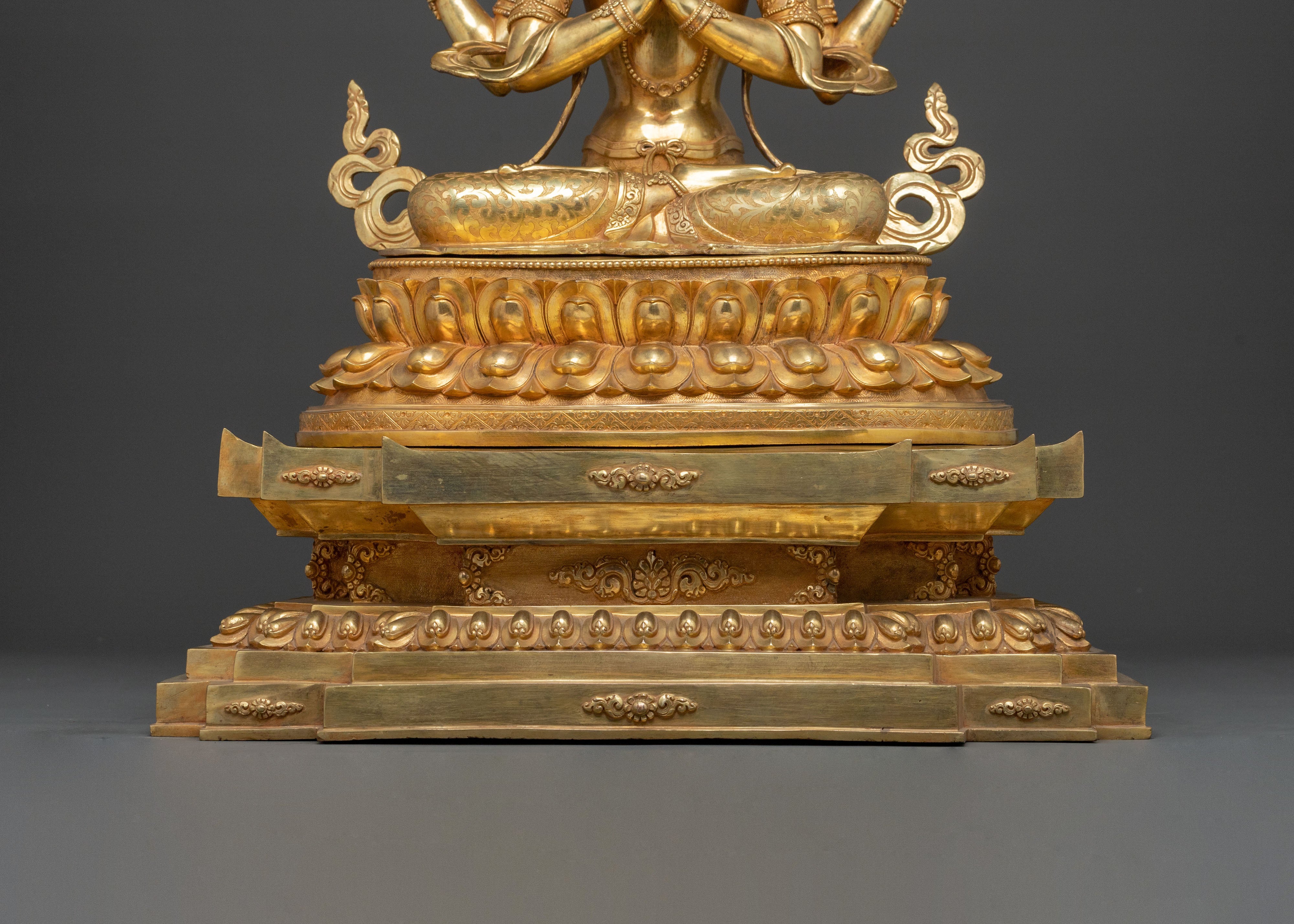Four-Armed Chenrezig Figurine | Spiritual Home Decor