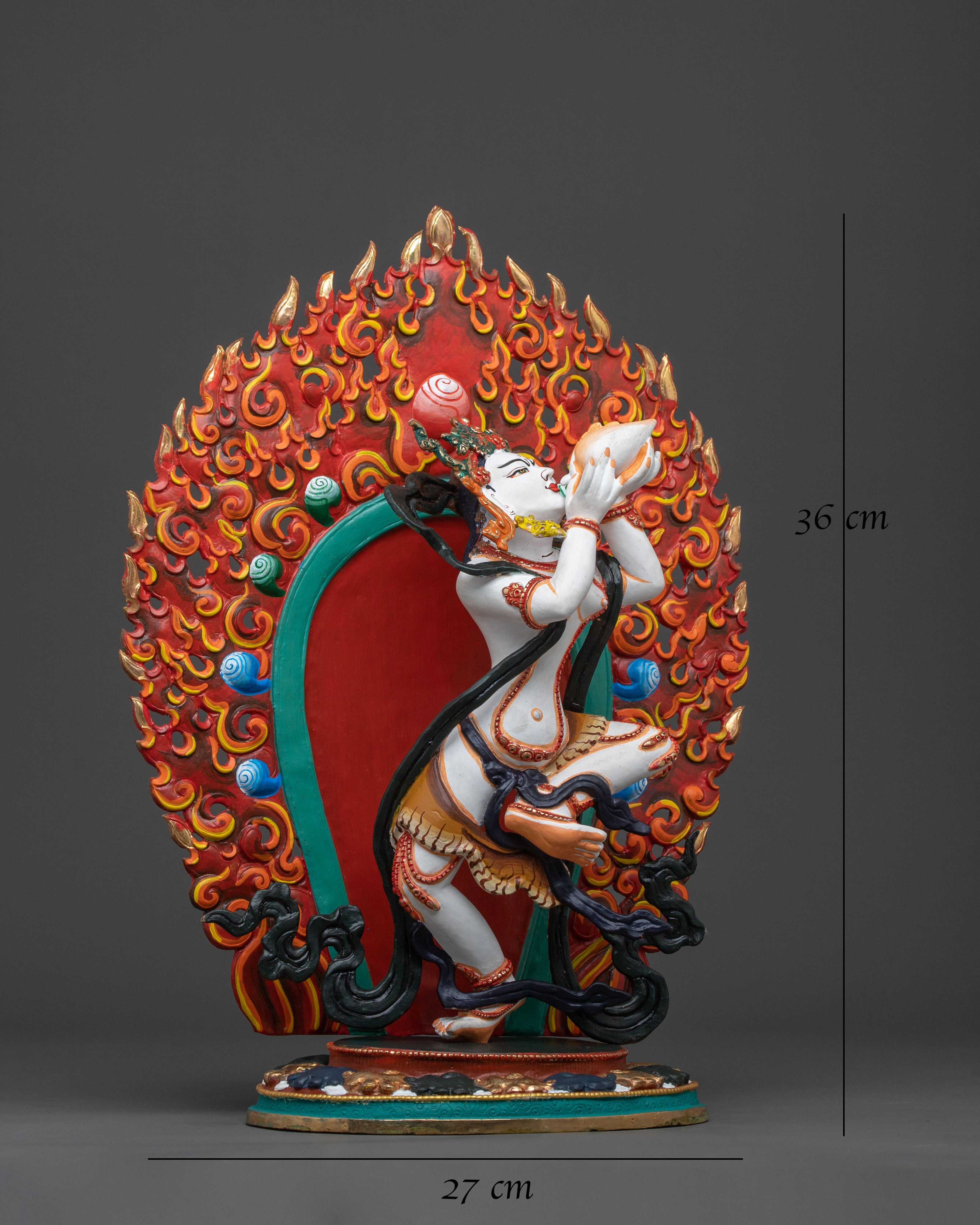 Dakini: Radiant Copper Sculpture