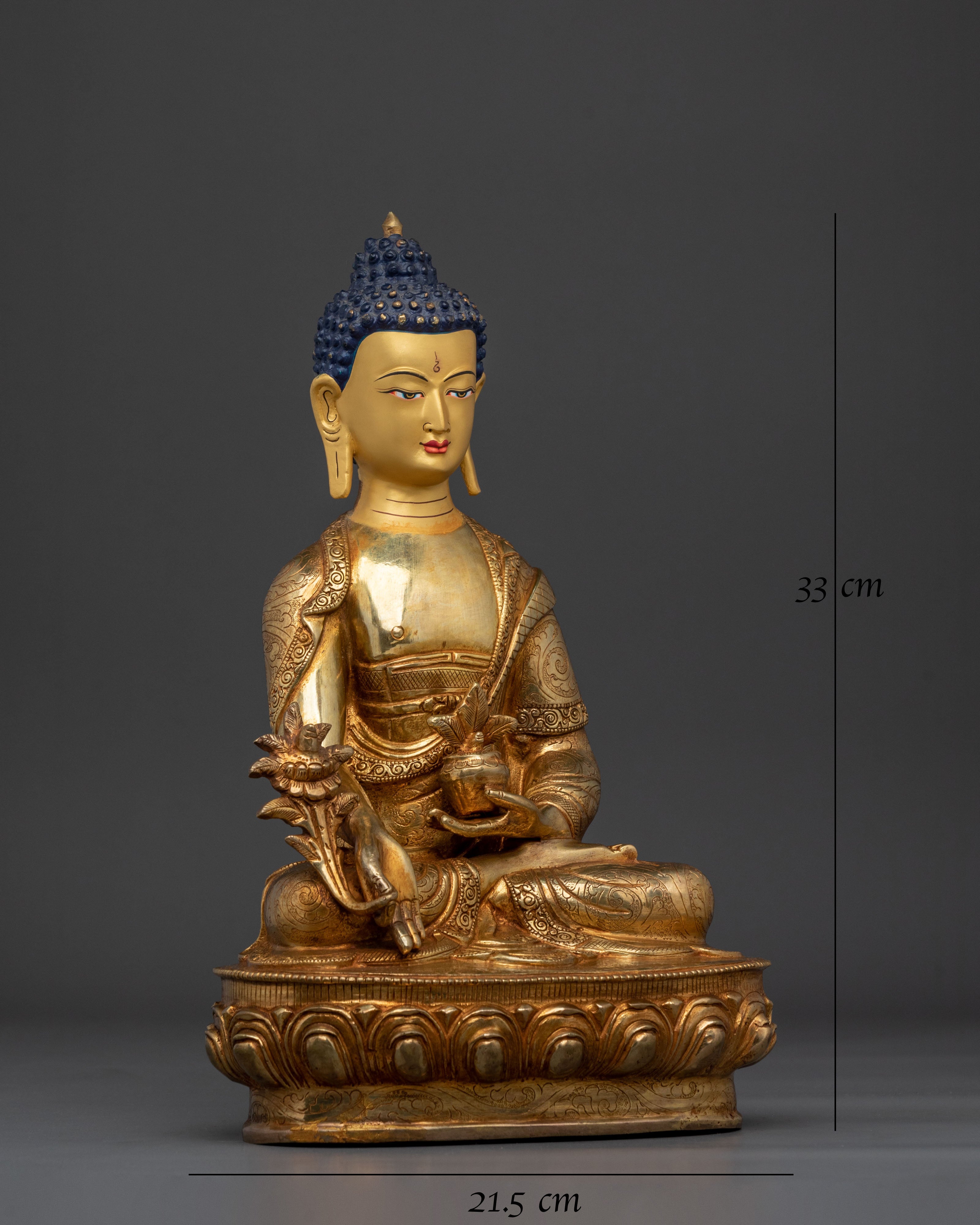 Handmade Medicine Buddha Statue | Home Decor