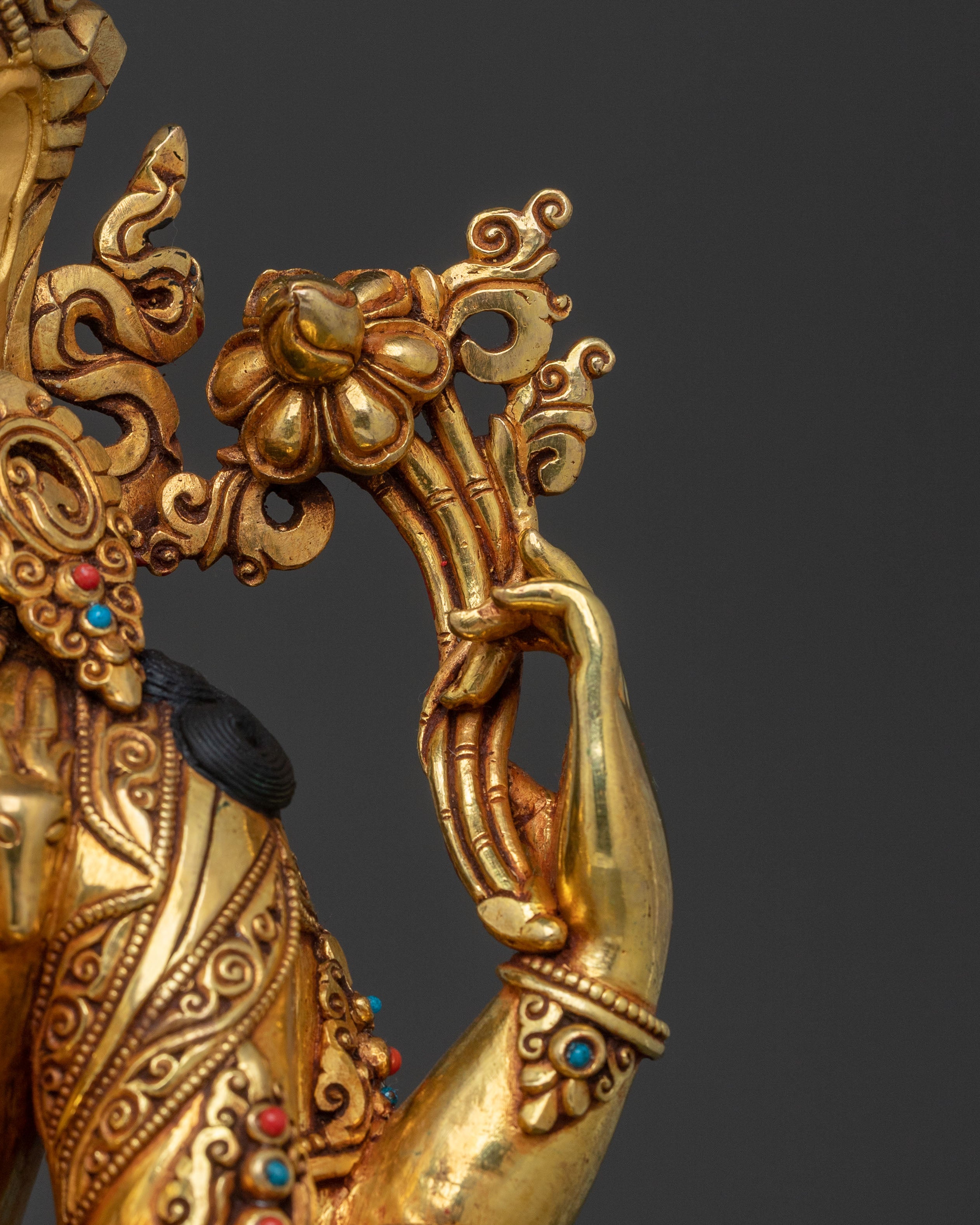 Handcrafted Chenrezig Statue | Altar Home Decor