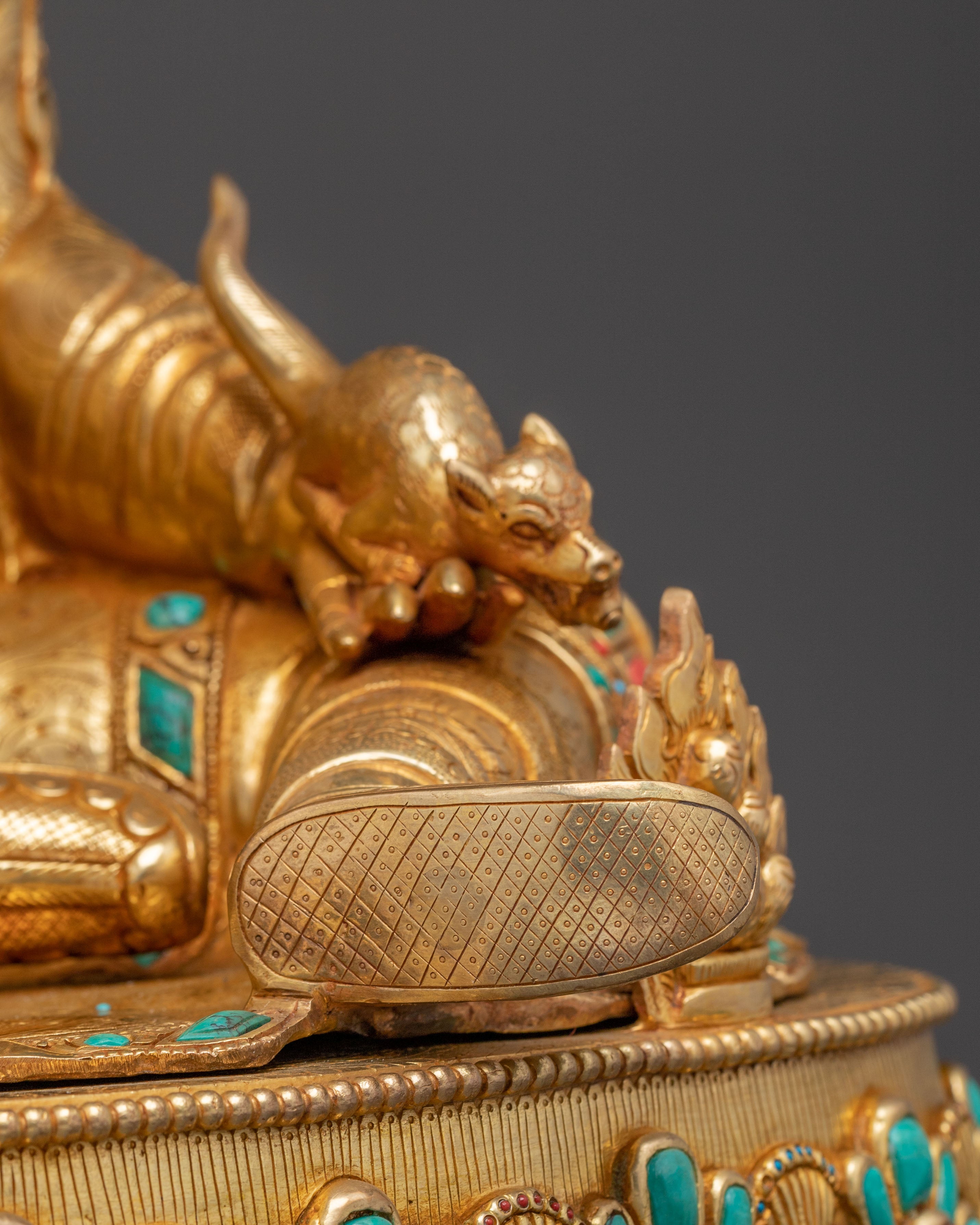 Guru Orgyen Norlha Tibetan Prosperity Statue