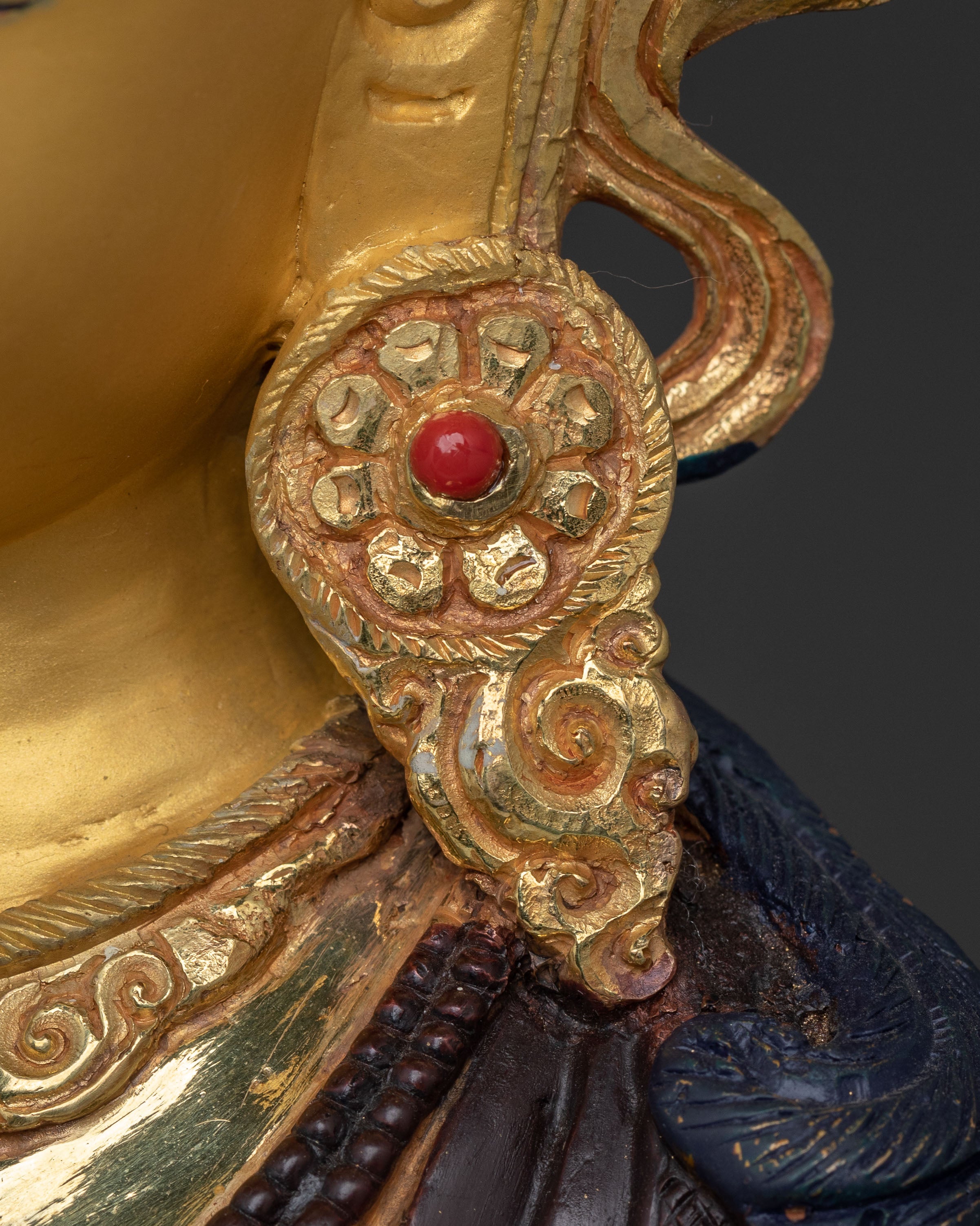 Vajrasattva: Sacred 24K Gold Gilded Figurine