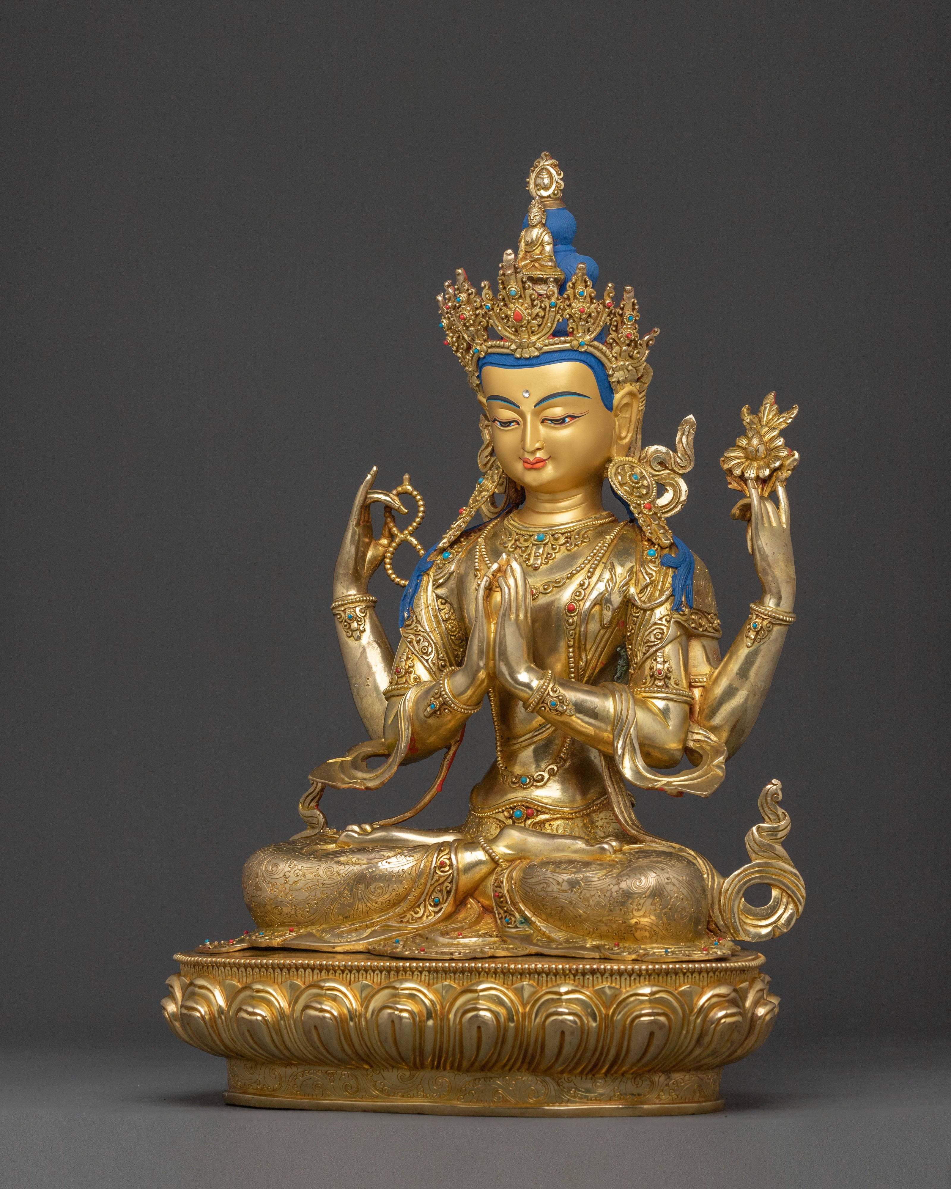 Avalokiteshvara Compassion Statue | Spiritual Figurine