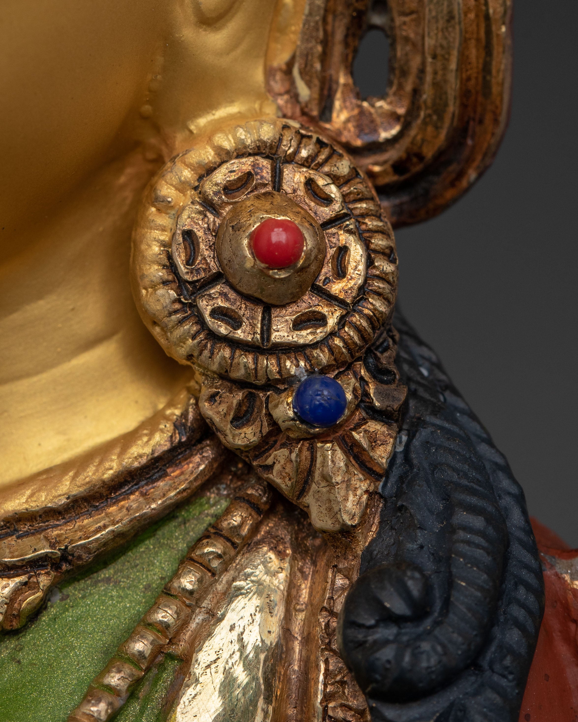 Green Tara Statue: Himalayan Buddhist Guardian