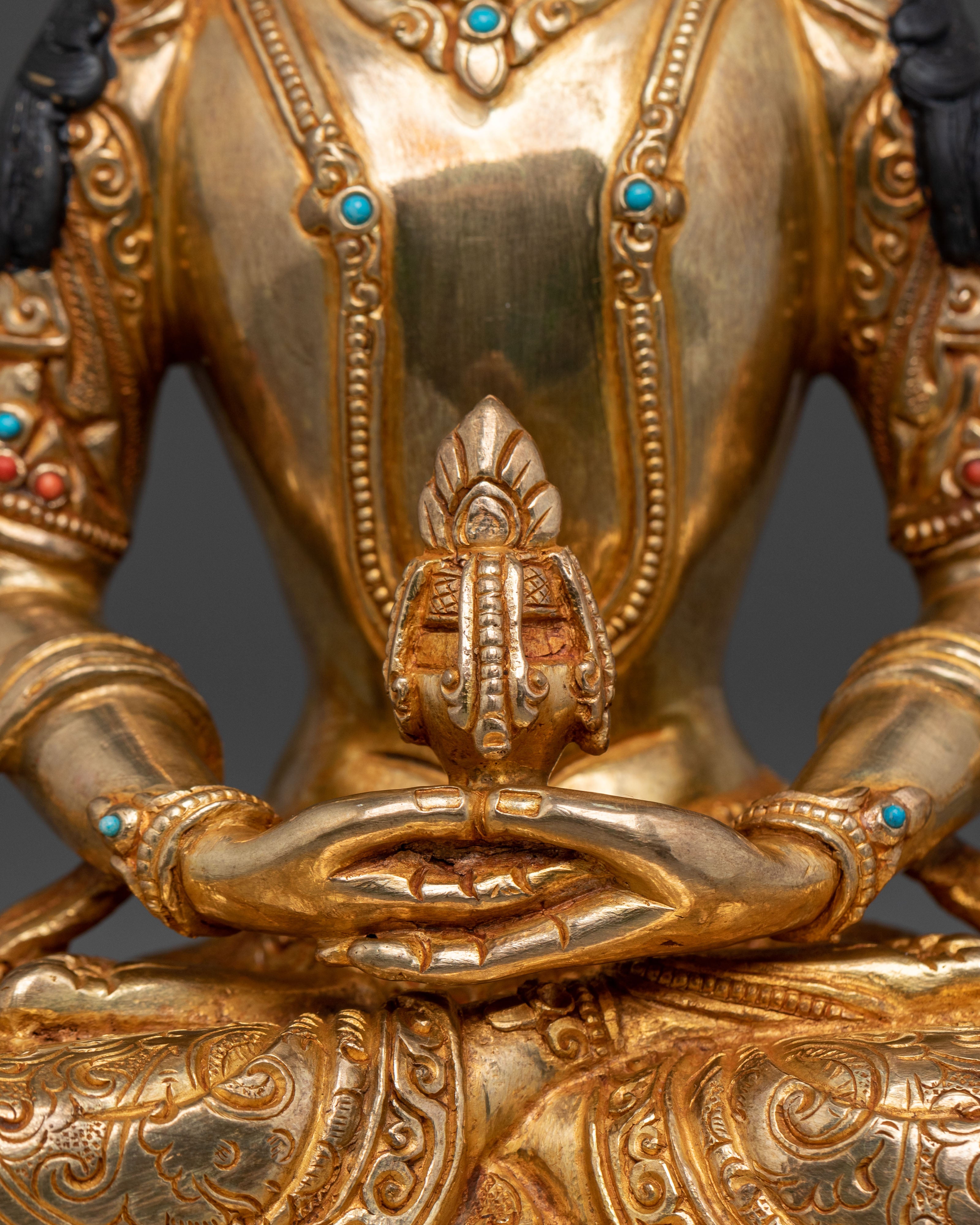 Peaceful Statue of Amitayus Buddha | Buddha of Longevity