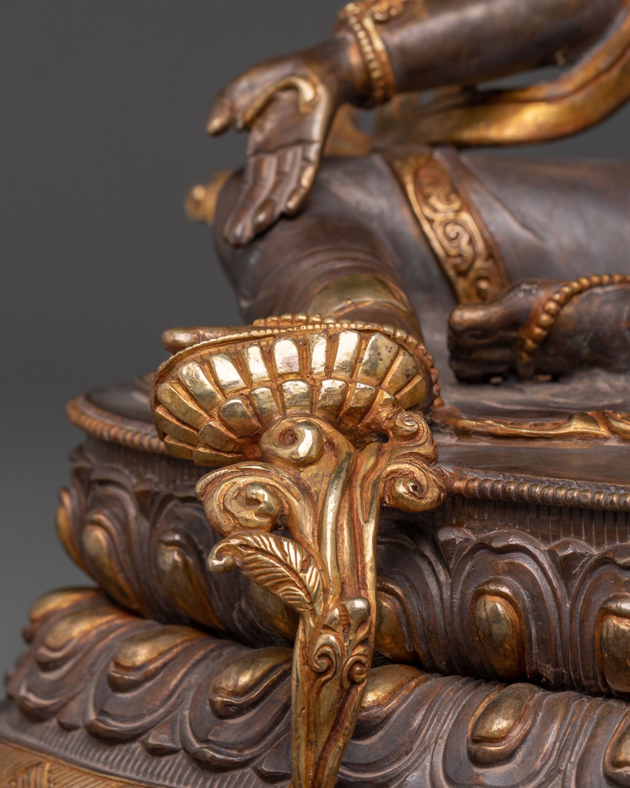 Handcrafted Green Tara Protection Statue