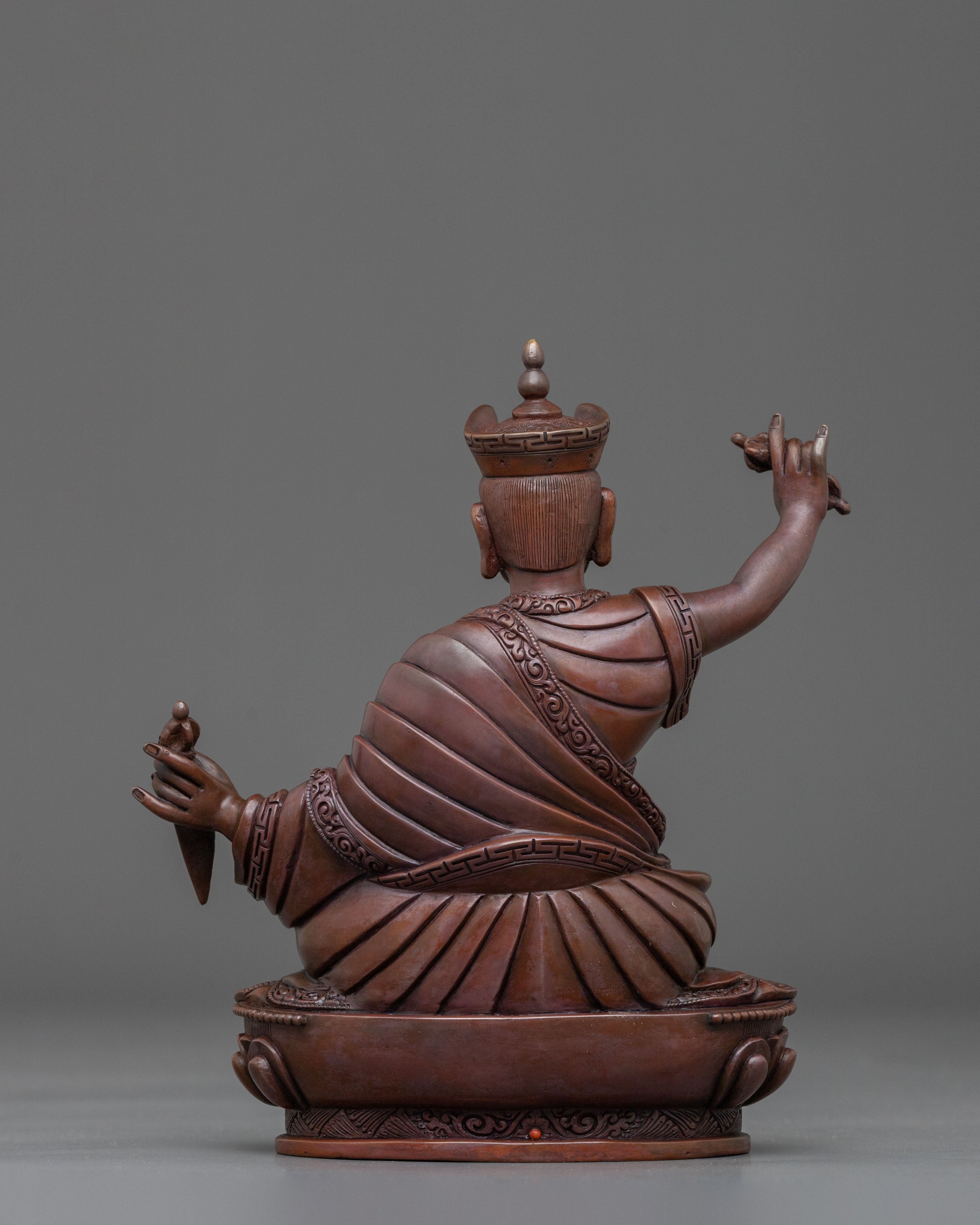 Karma Pakshi Handcrafted Statue: Second Karmapa of the Kagyu Lineage
