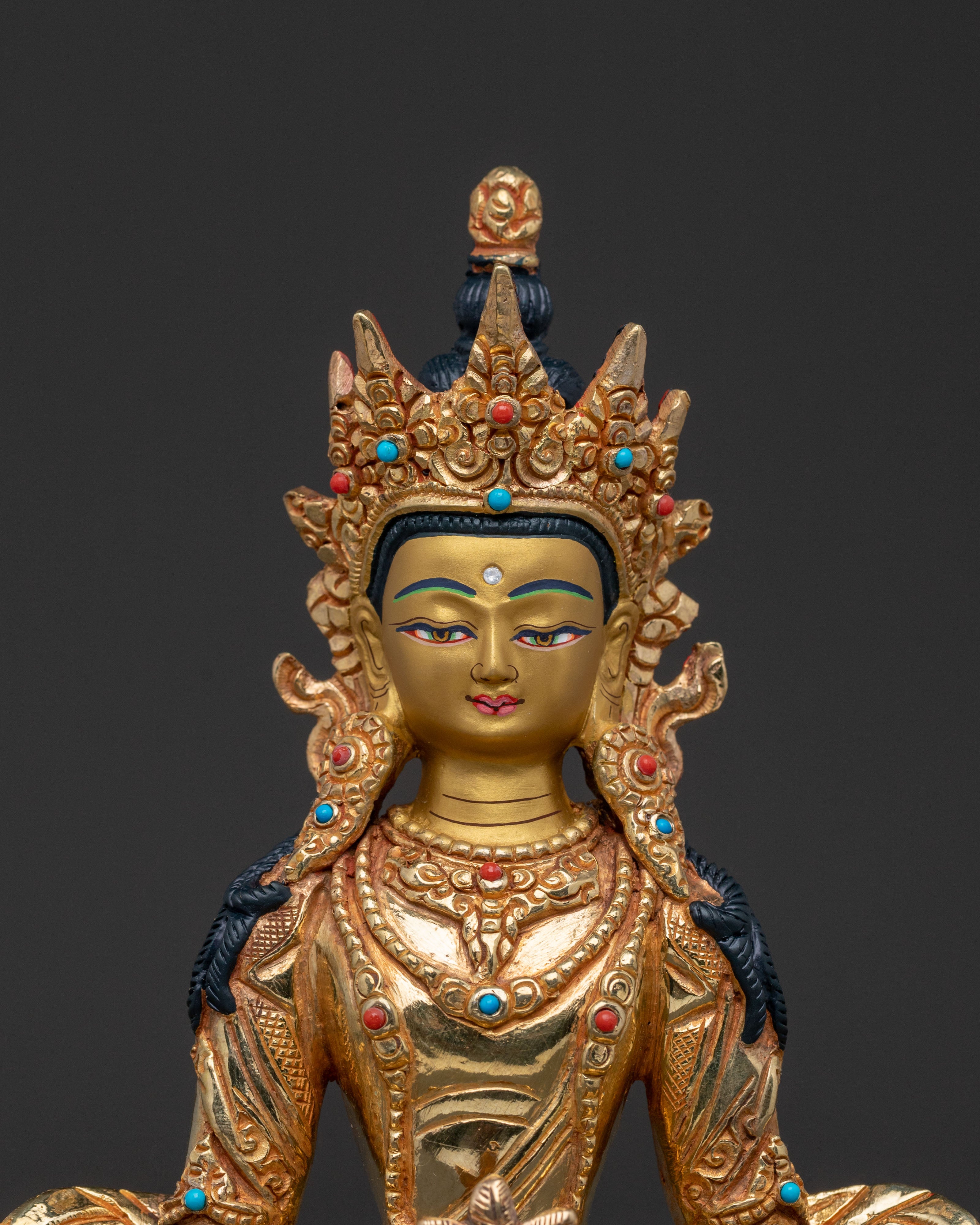 Amitayus Himalayan Statue – Auspicious Golden Form