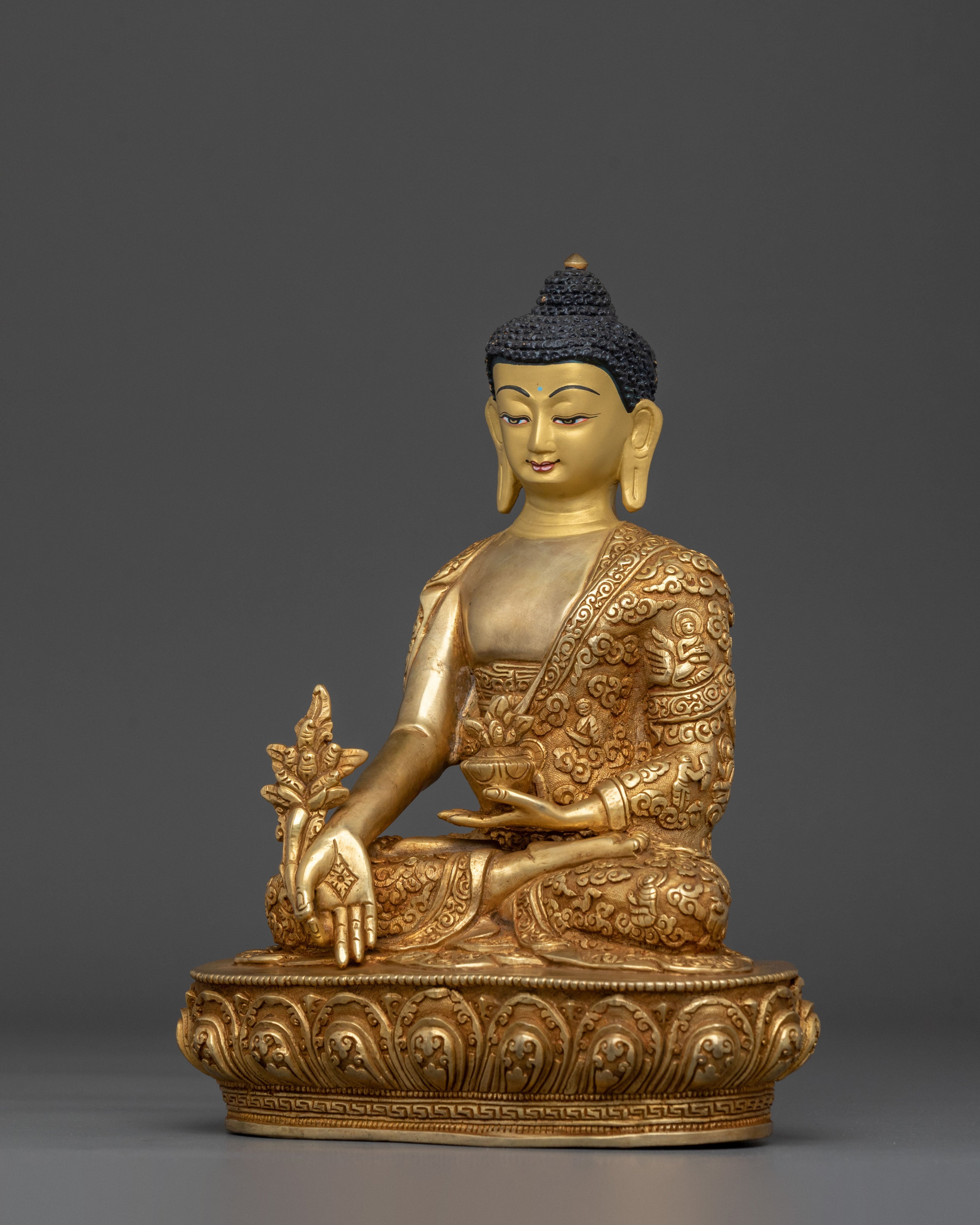 Handmade Medicine Buddha Statue | Healing Deity
