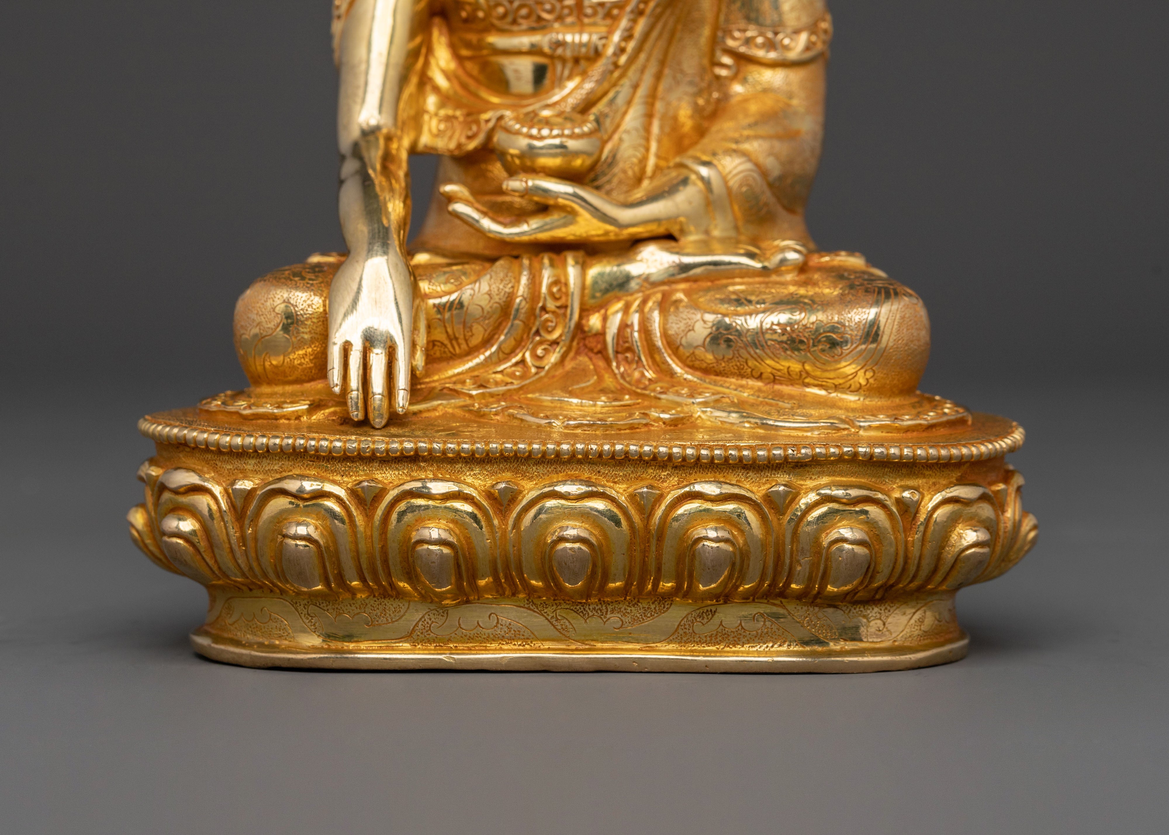 Handcrafted Statue of Shakyamuni Buddha | Spiritual Figurine