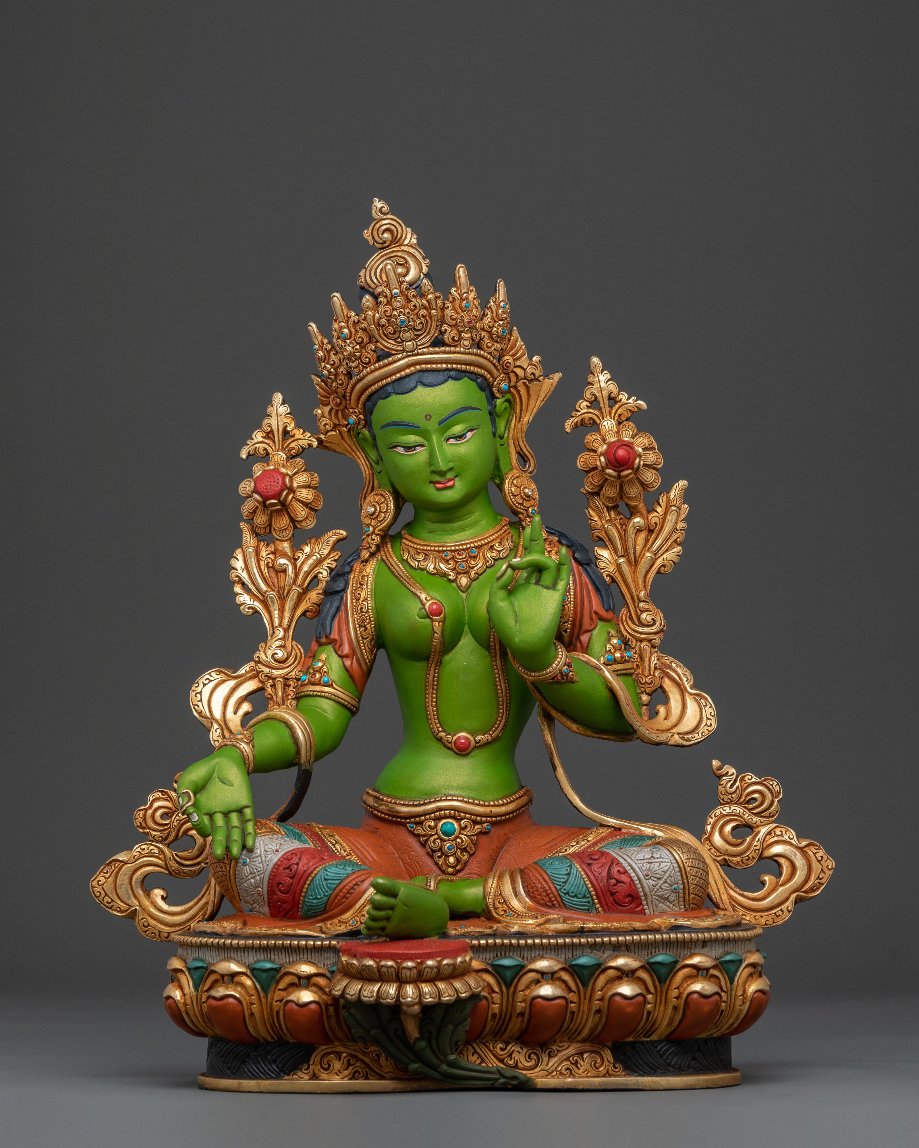 Green Tara Statue